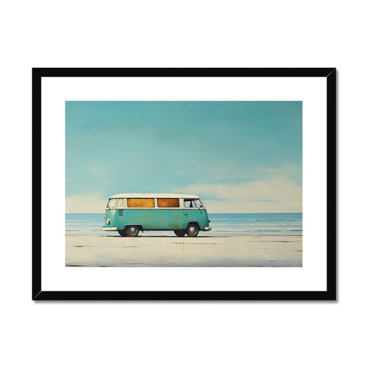 Beach Days Framed & Mounted Print - Pixel Gallery