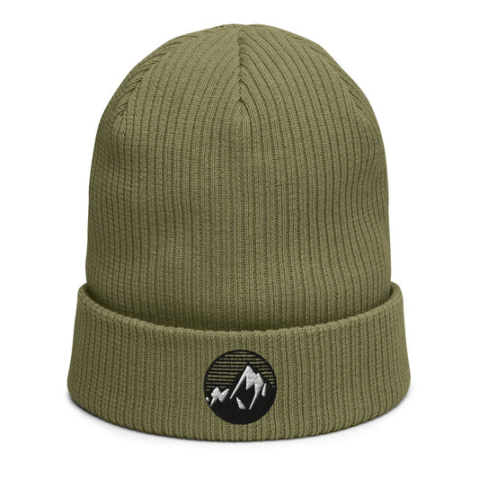 Everest Organic ribbed beanie - Pixel Gallery