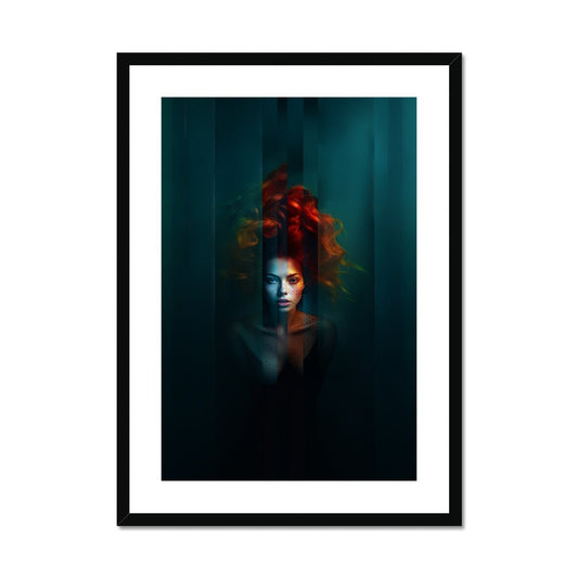 Mermaid Framed & Mounted Print - Pixel Gallery