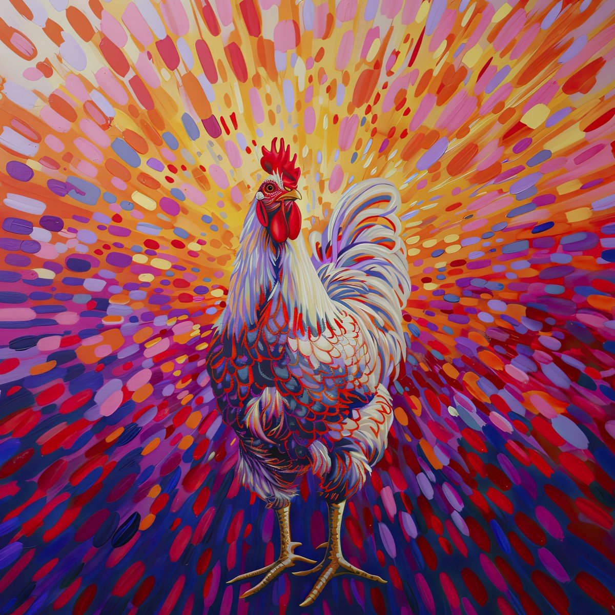 Chicken Matisse - Pixel Gallery