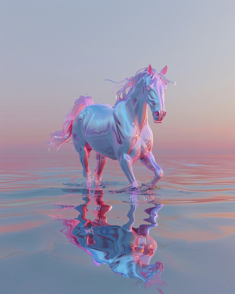 Ethereal Equine Dreams - Pixel Gallery