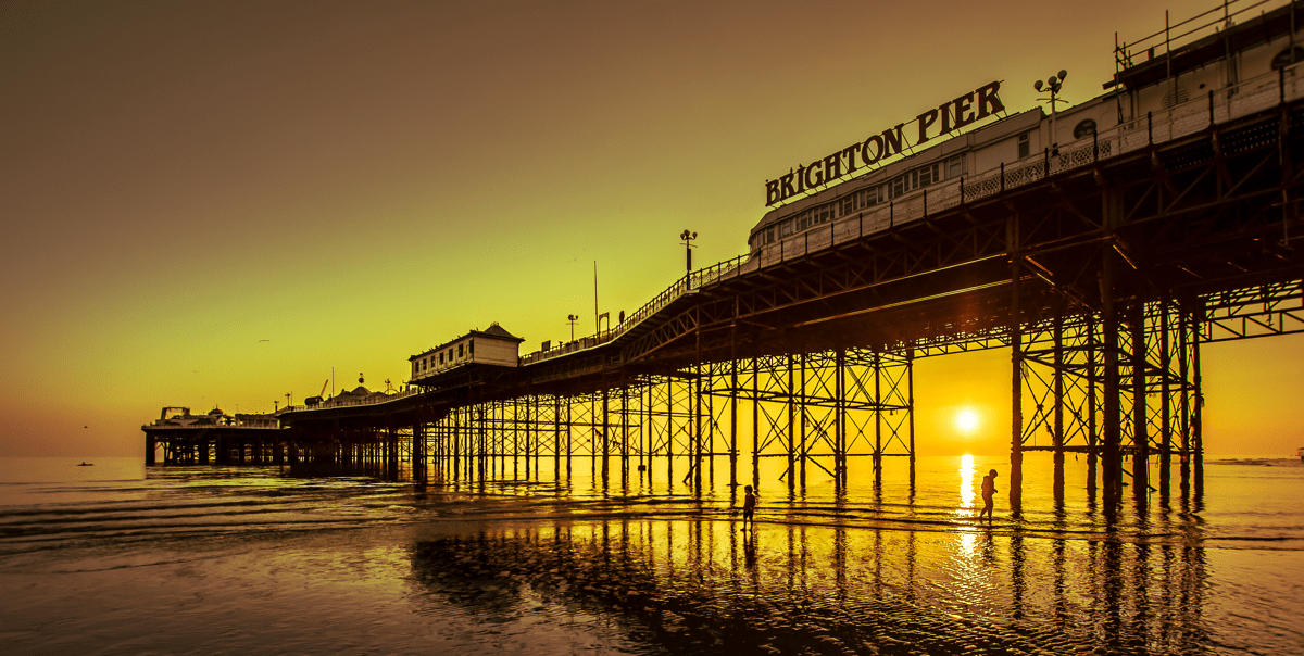 Golden Pier - Pixel Gallery