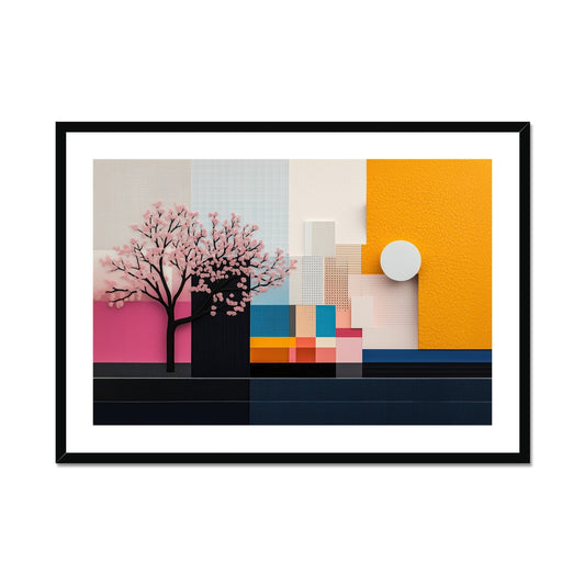 Blossom Geometry Framed & Mounted Print