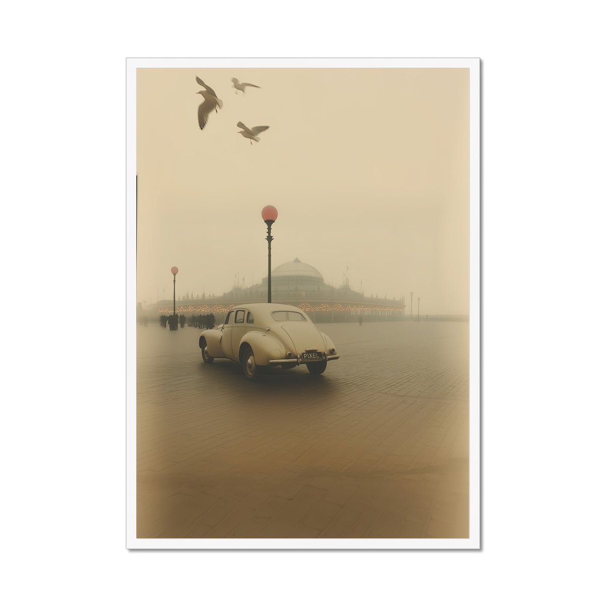 Day Dream To Brighton Framed Print