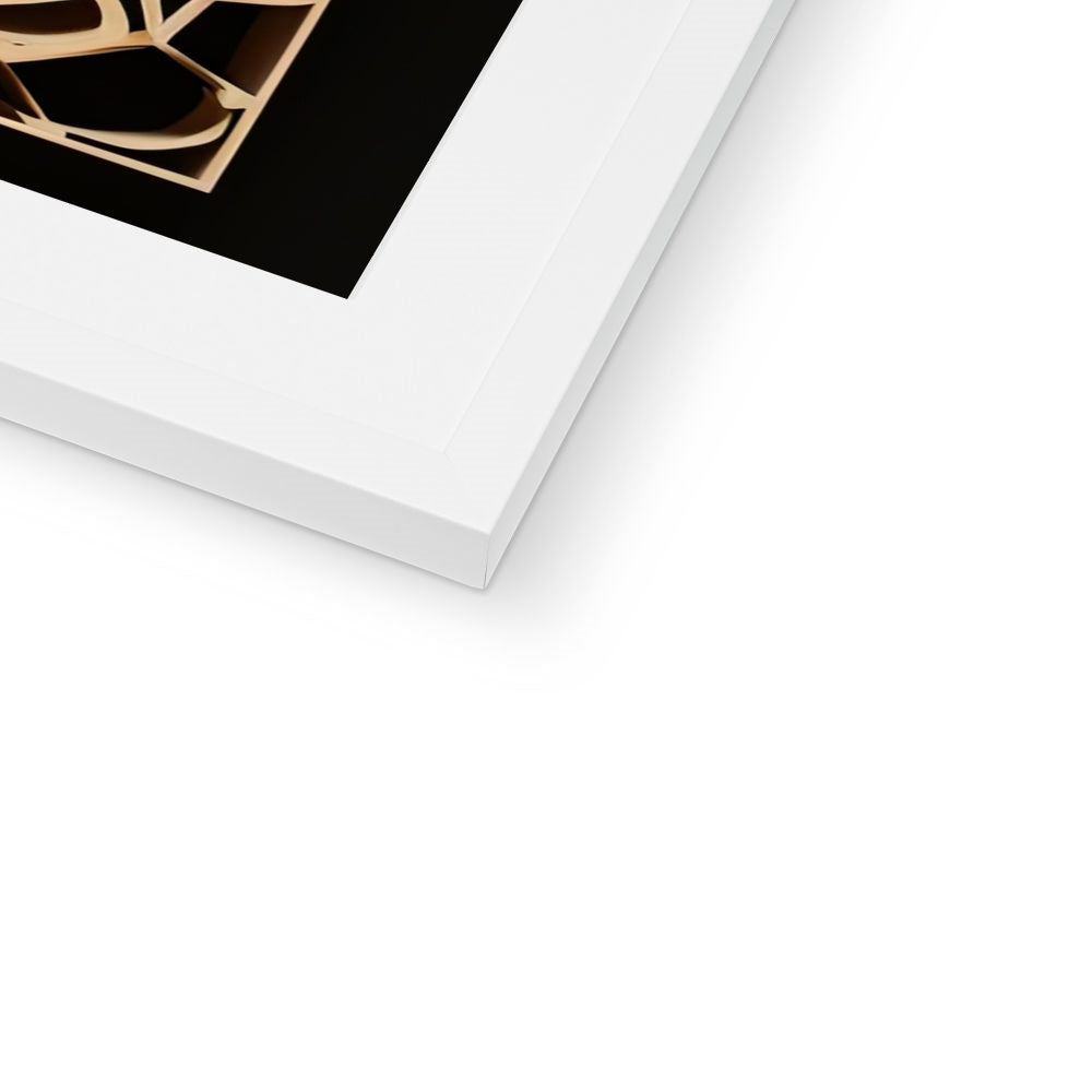 Golden Dual Framed & Mounted Print - Pixel Gallery