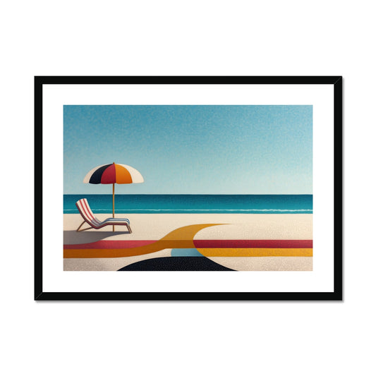 Deckchair Dreams Framed & Mounted Print