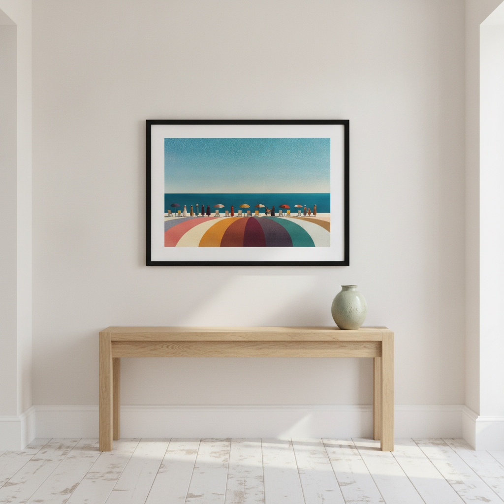 Summer Serenade Framed & Mounted Print shown in a room setting | Pixel Gallery