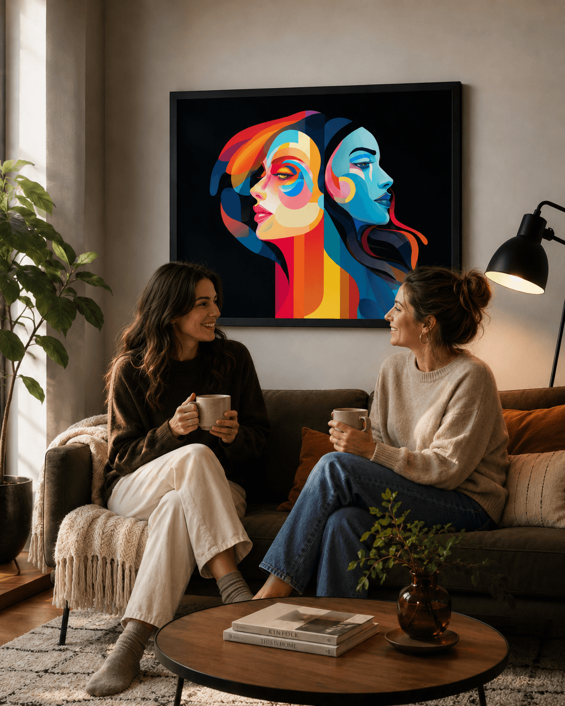 Gemini Abstract Framed Print