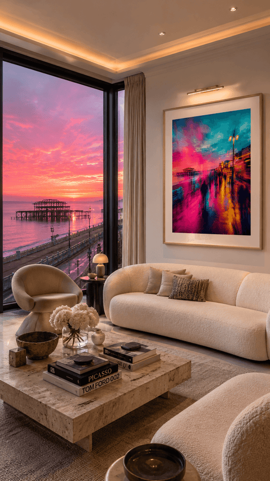 After Dinner Stroll Framed & Mounted Print
