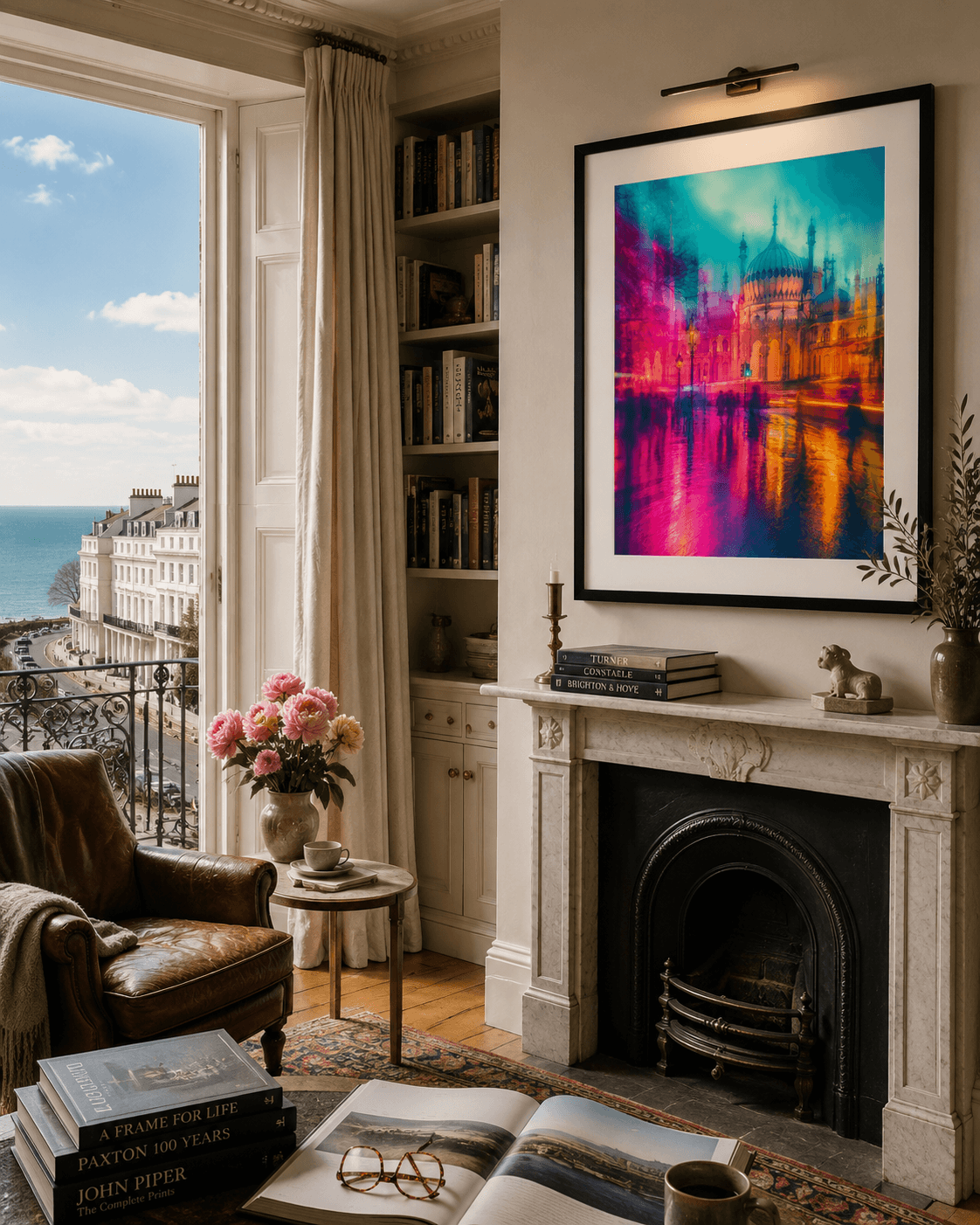 Regency Lights Framed & Mounted Print