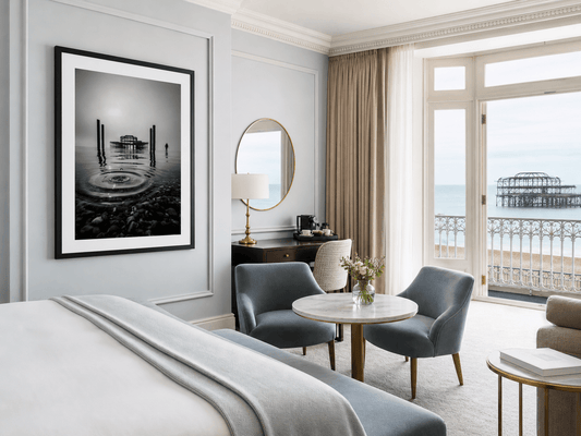 West Pier Nostalgia Framed & Mounted Print
