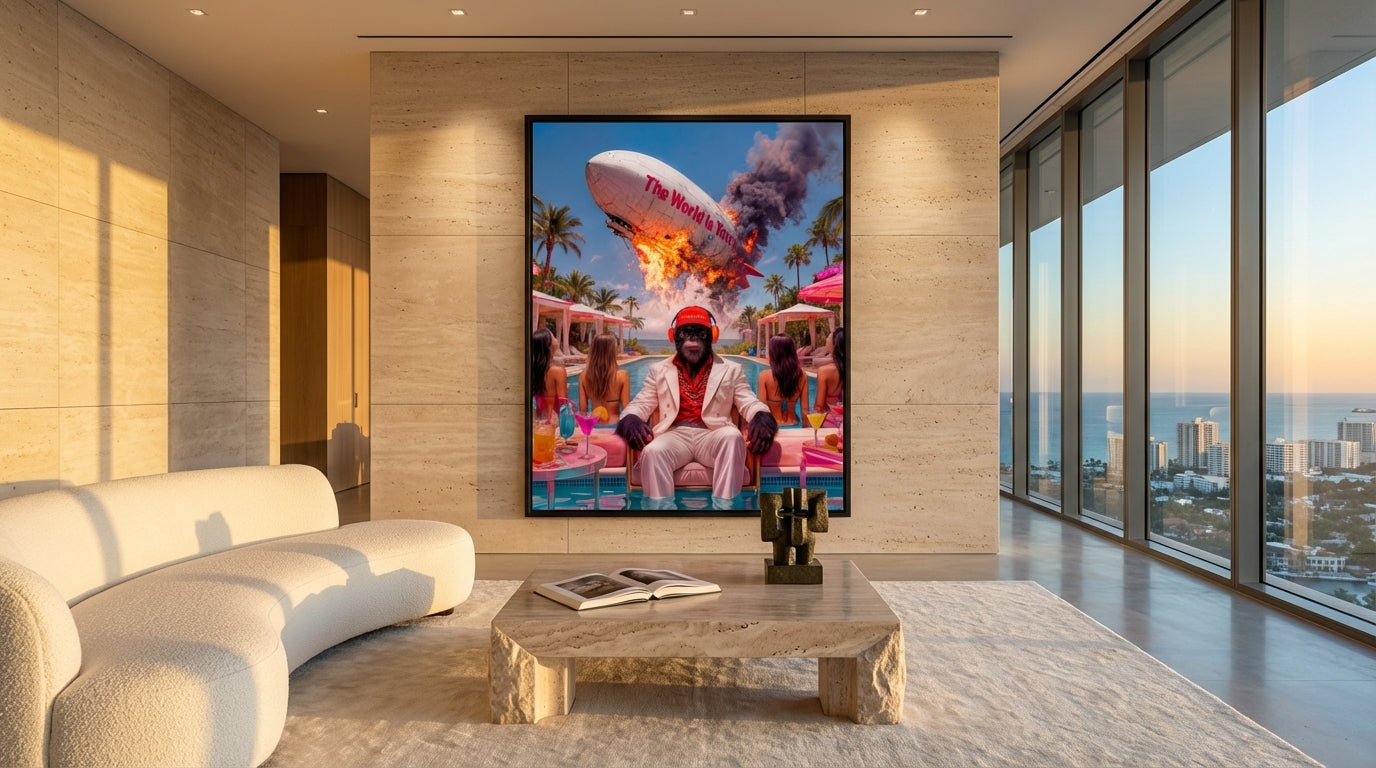 The World Is Yours Framed Giclée Print