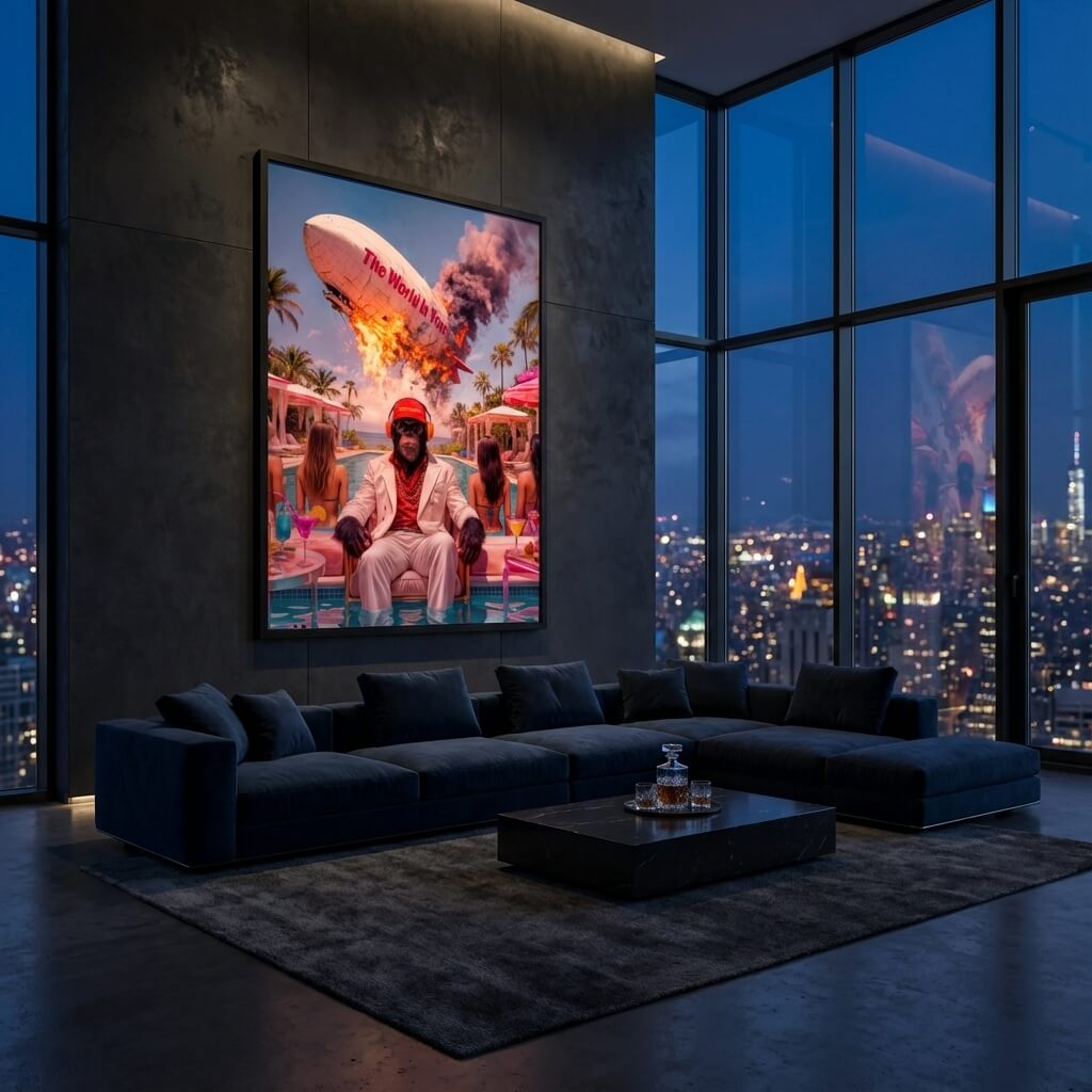 The World Is Yours Framed Giclée Print