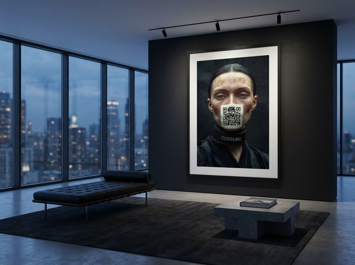 I Am...QR Framed & Mounted Print