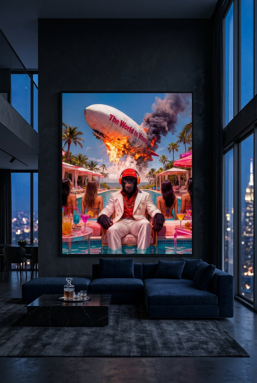 The World Is Yours Framed Giclée Print