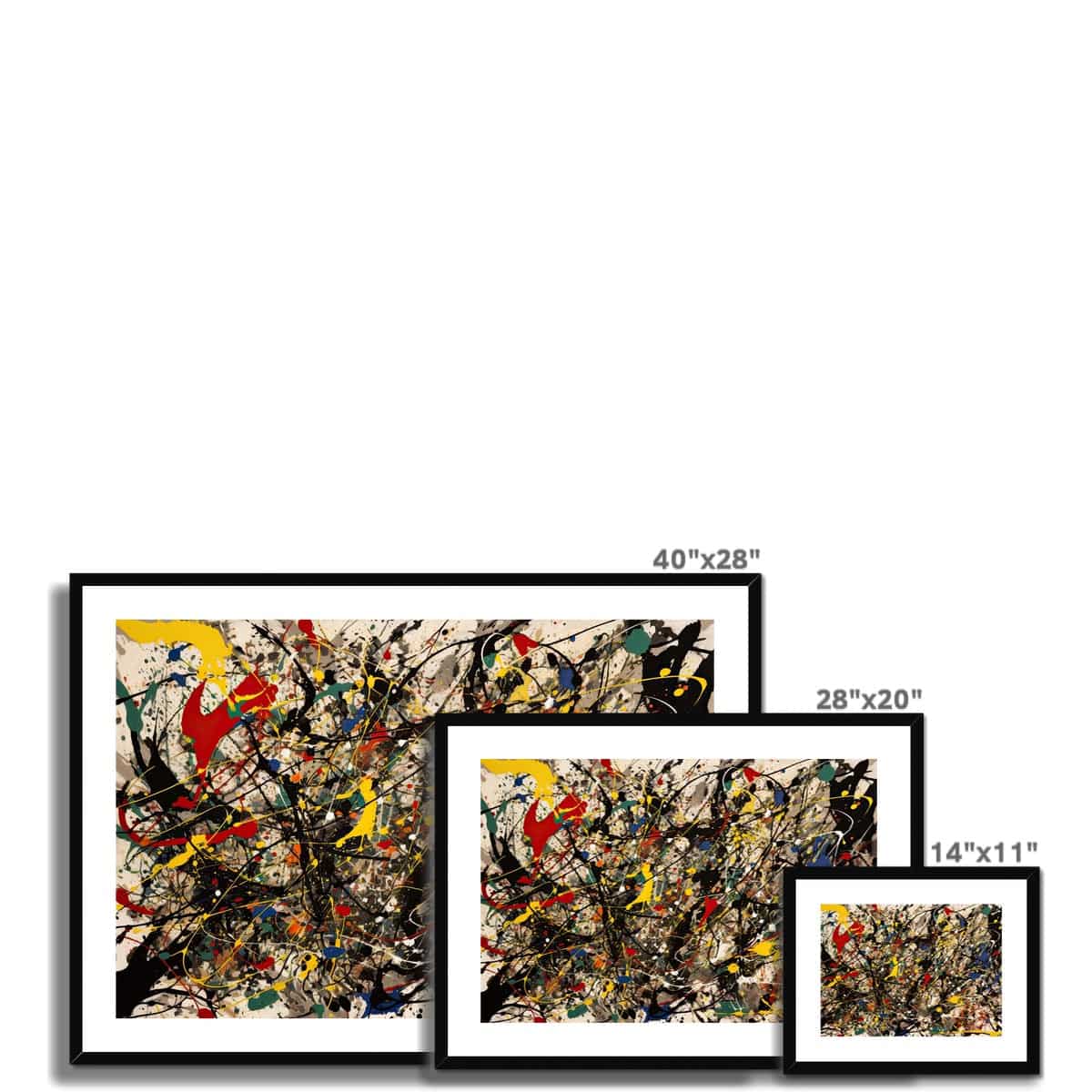 Abstract Emotions Framed & Mounted Print - Pixel Gallery