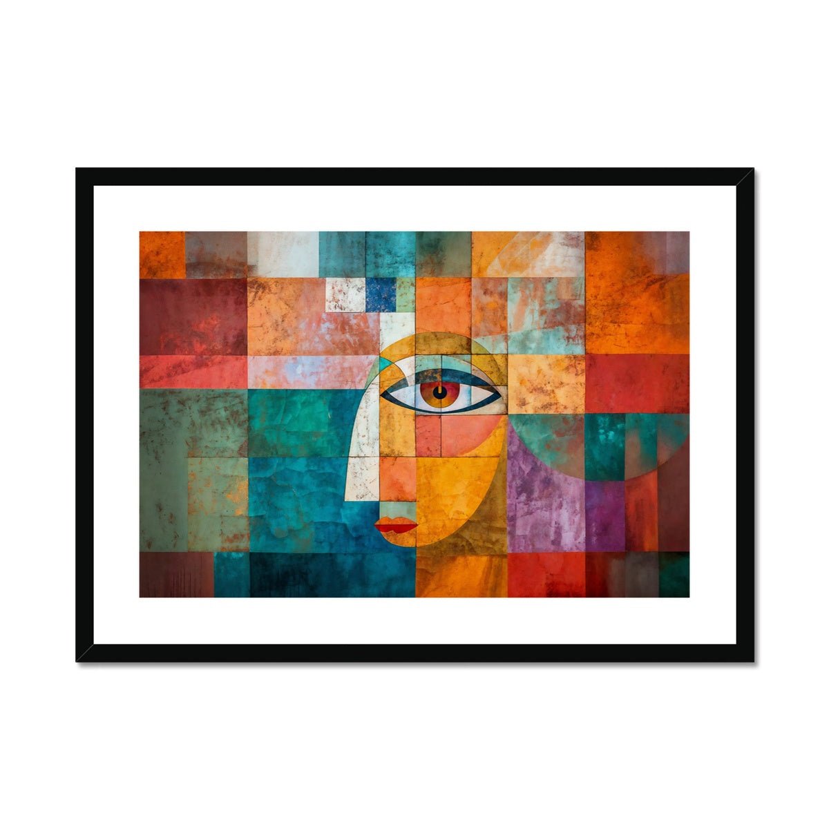 Abstract Look Framed & Mounted Print - Pixel Gallery