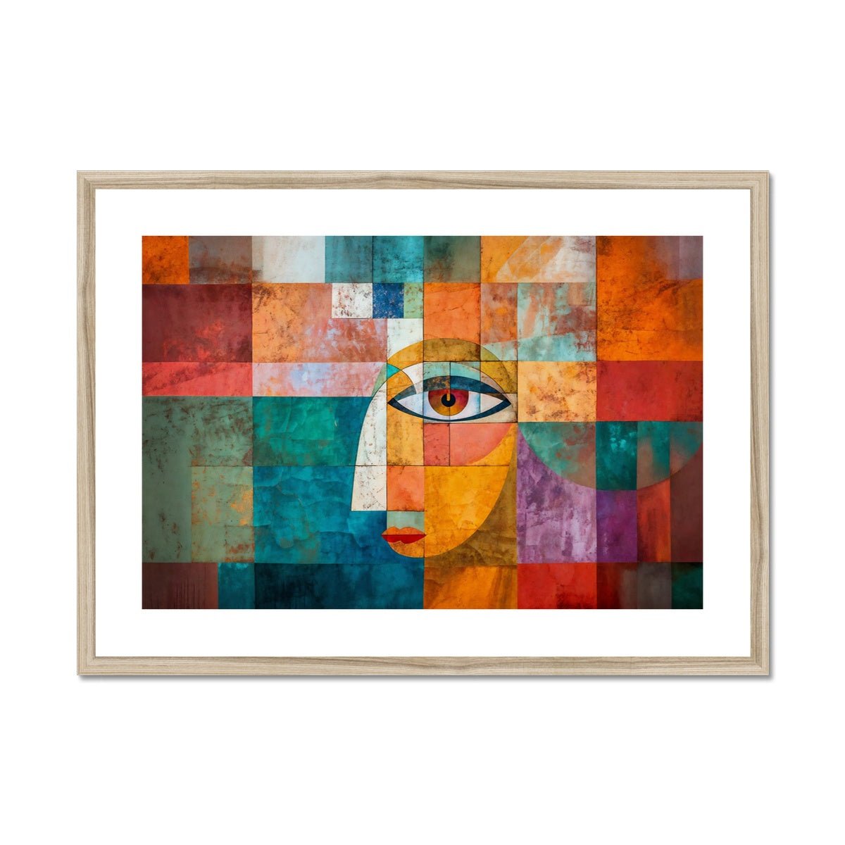 Abstract Look Framed & Mounted Print - Pixel Gallery