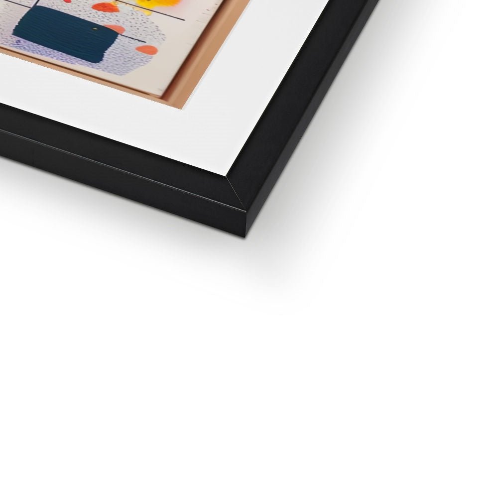 Abstract Pixels Framed & Mounted Print - Pixel Gallery