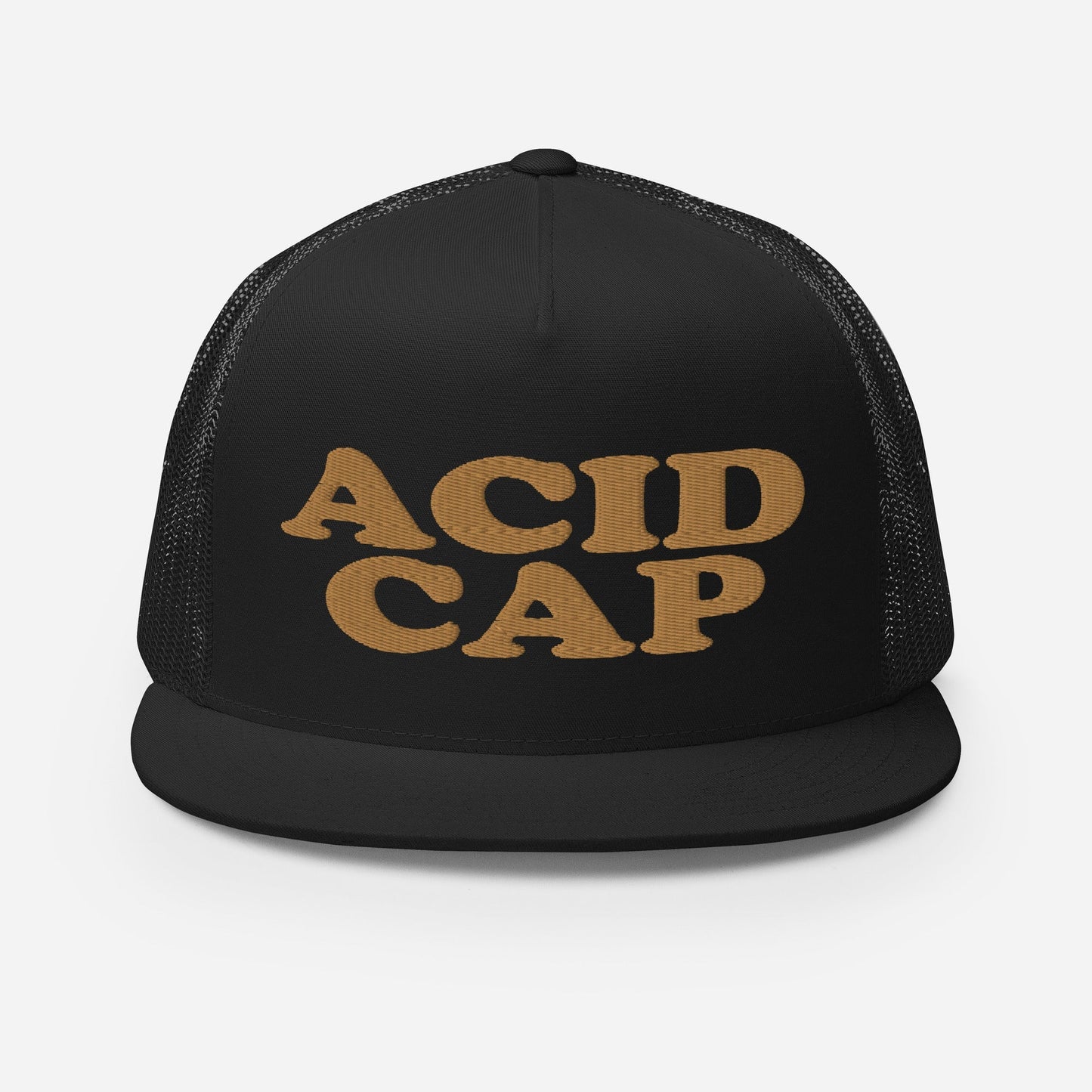 Acid Cap Logo-Embroidered and Mesh Trucker Hat - Pixel Gallery