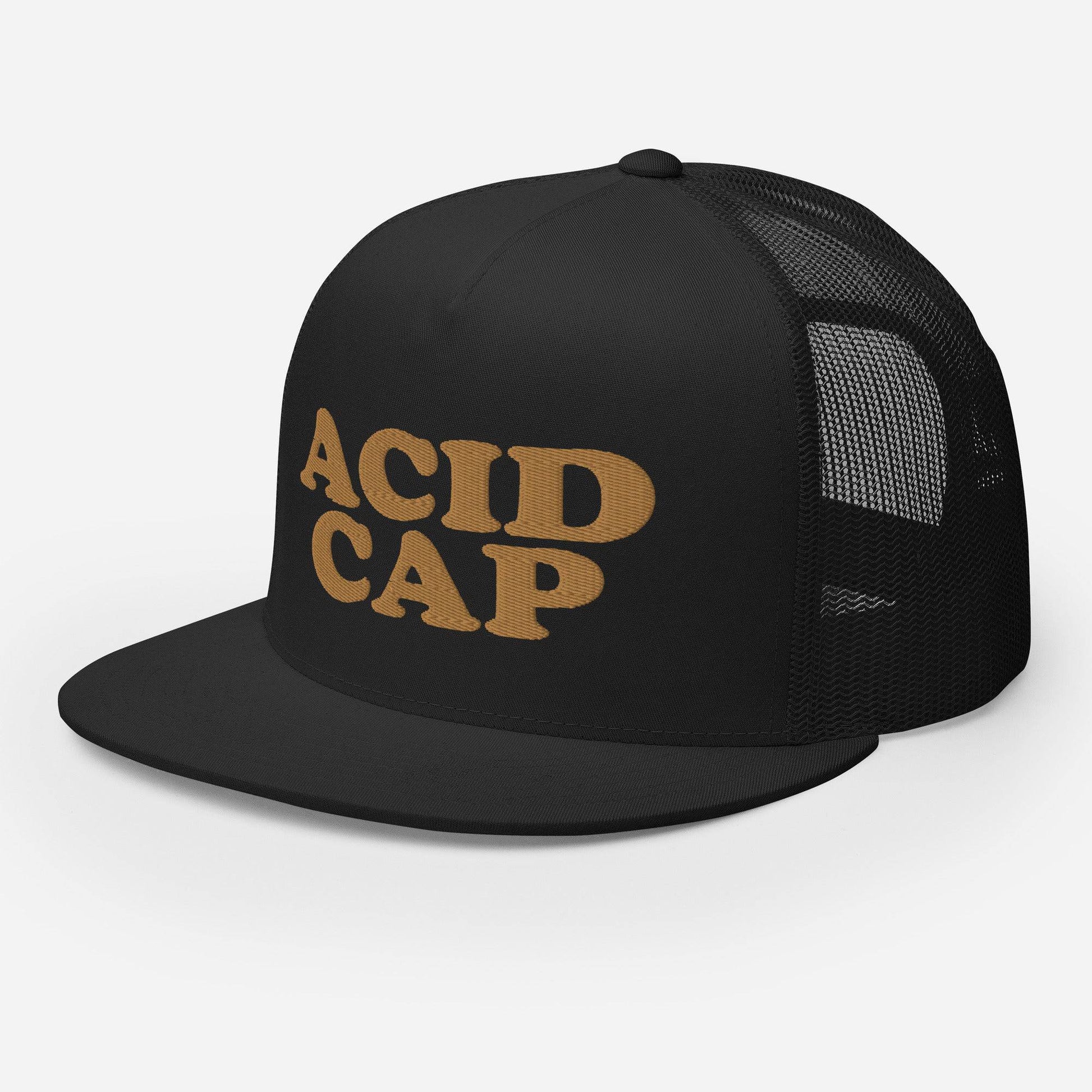 Acid Cap Logo-Embroidered and Mesh Trucker Hat - Pixel Gallery