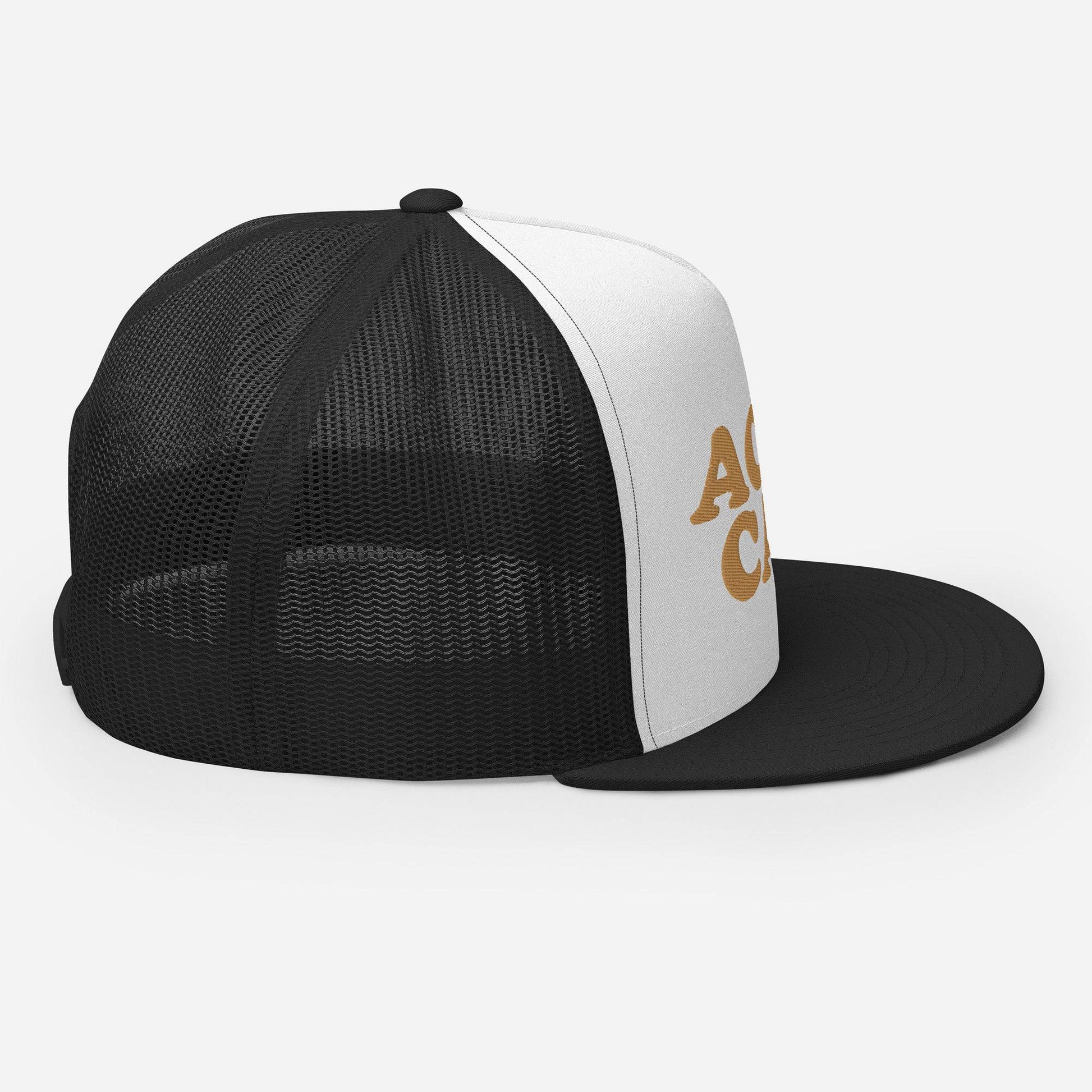 Acid Cap Logo-Embroidered and Mesh Trucker Hat - Pixel Gallery