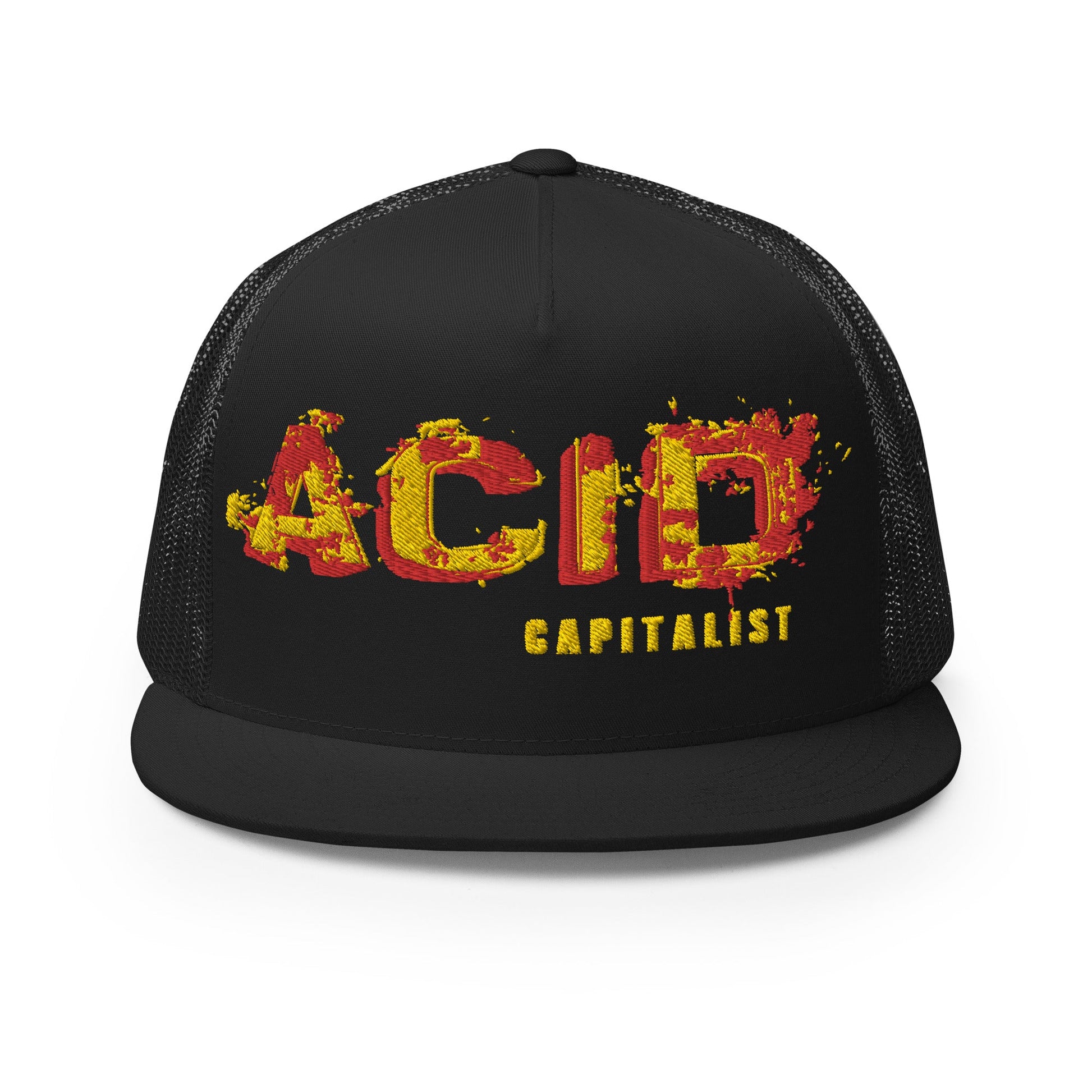 Acid Capitalist Revolution Trucker Cap - Pixel Gallery