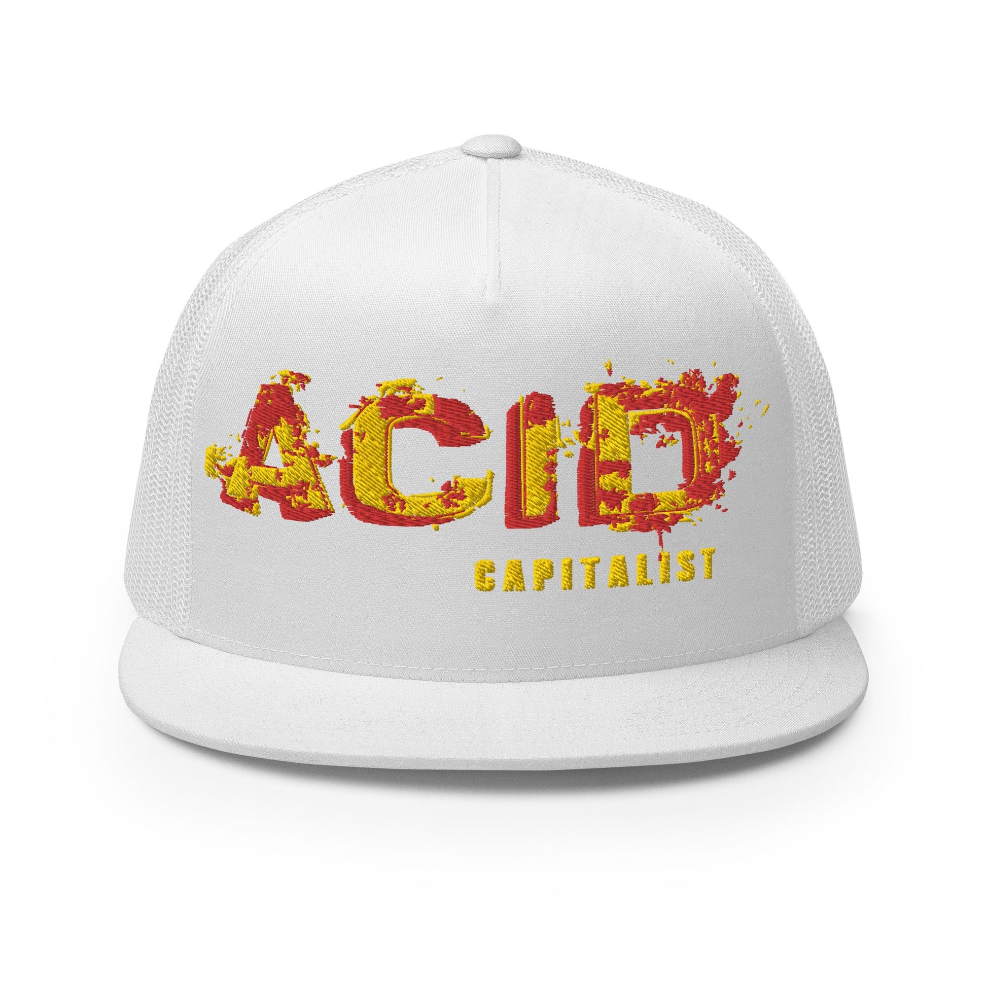 Acid Capitalist Revolution Trucker Cap - Pixel Gallery