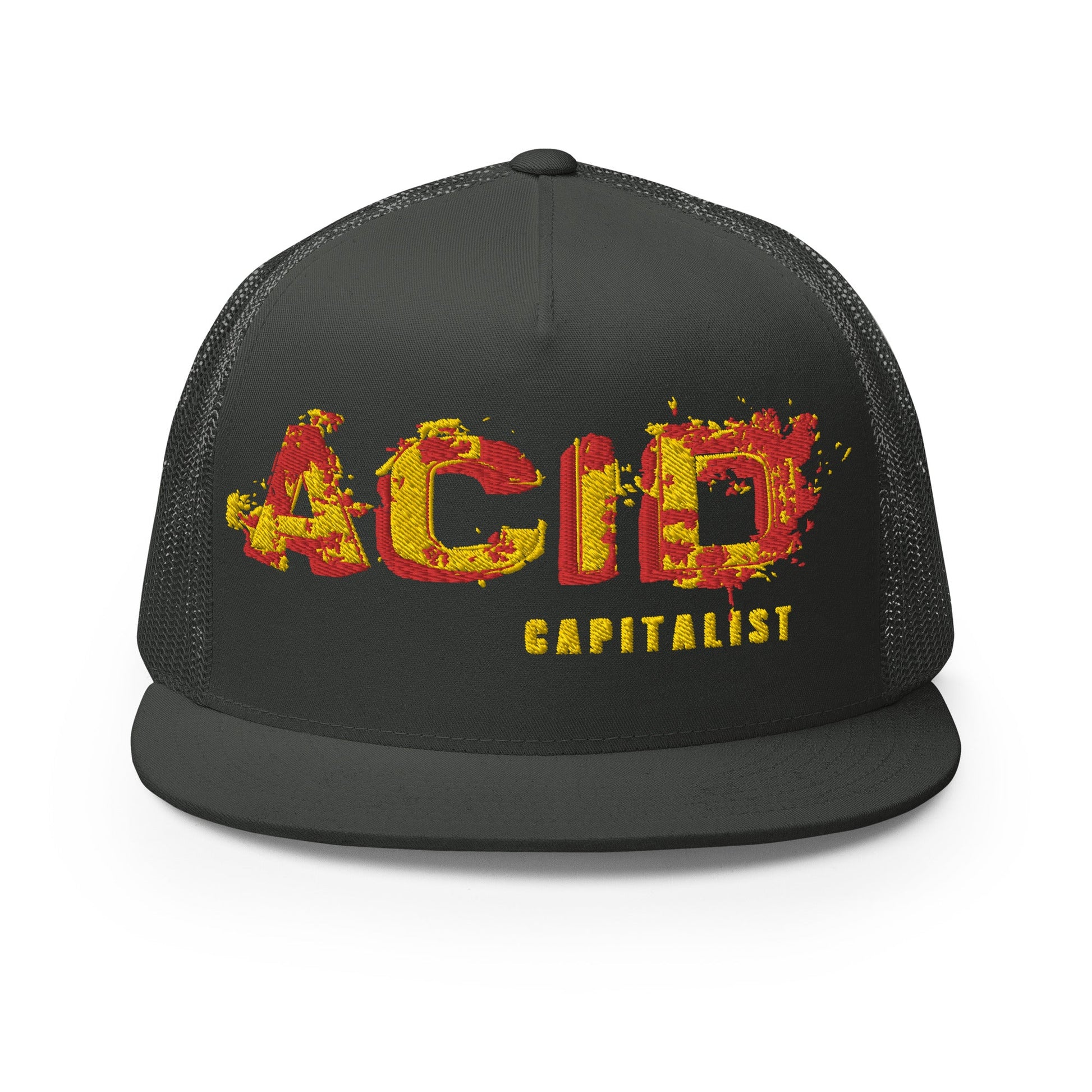 Acid Capitalist Revolution Trucker Cap - Pixel Gallery