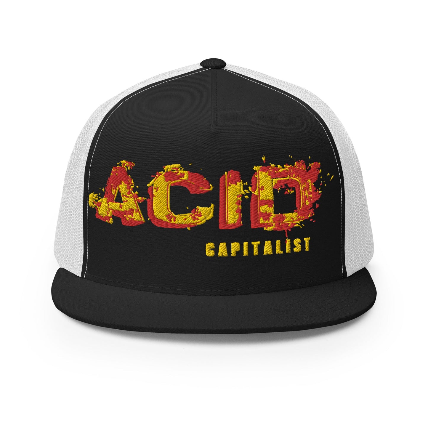 Acid Capitalist Revolution Trucker Cap - Pixel Gallery