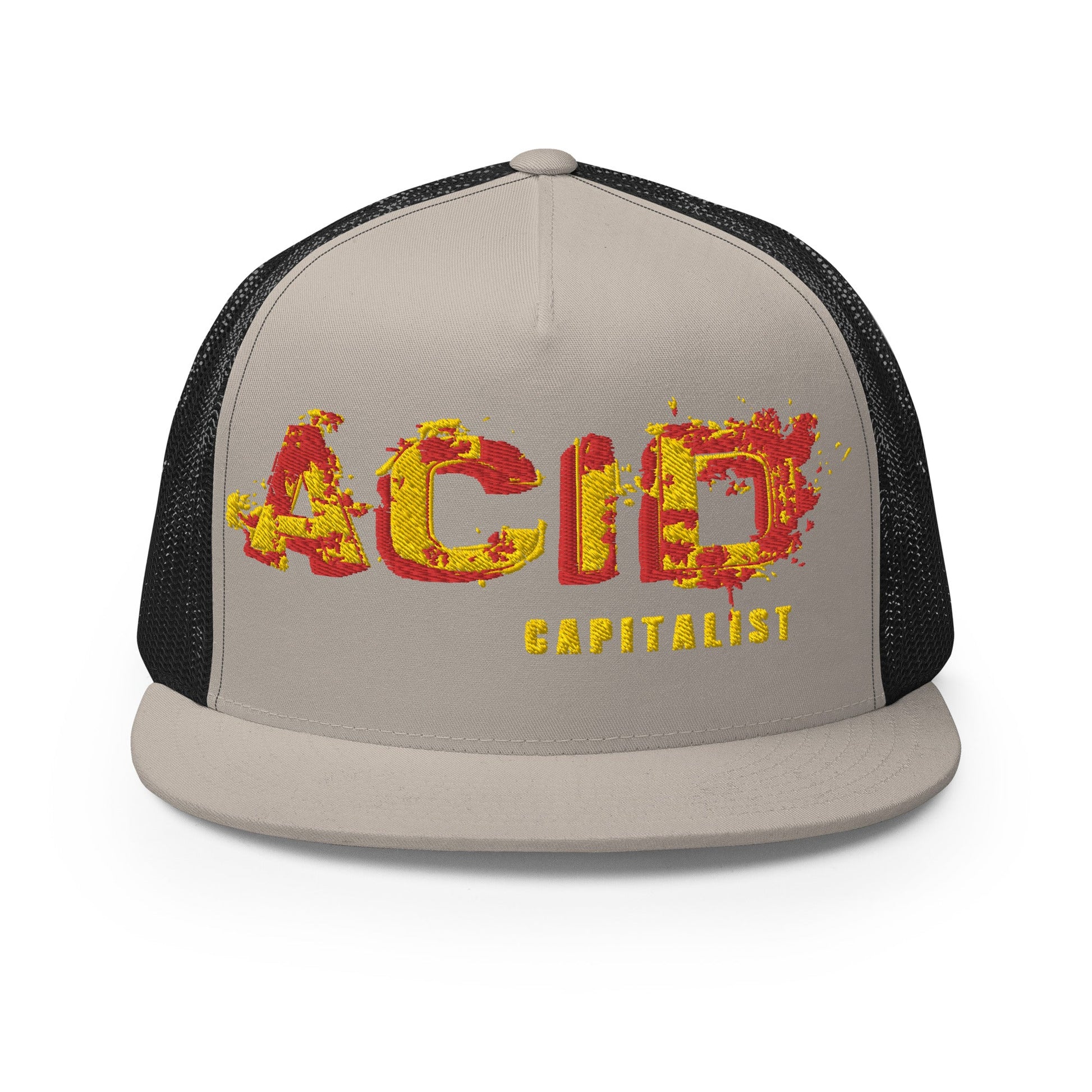 Acid Capitalist Revolution Trucker Cap - Pixel Gallery