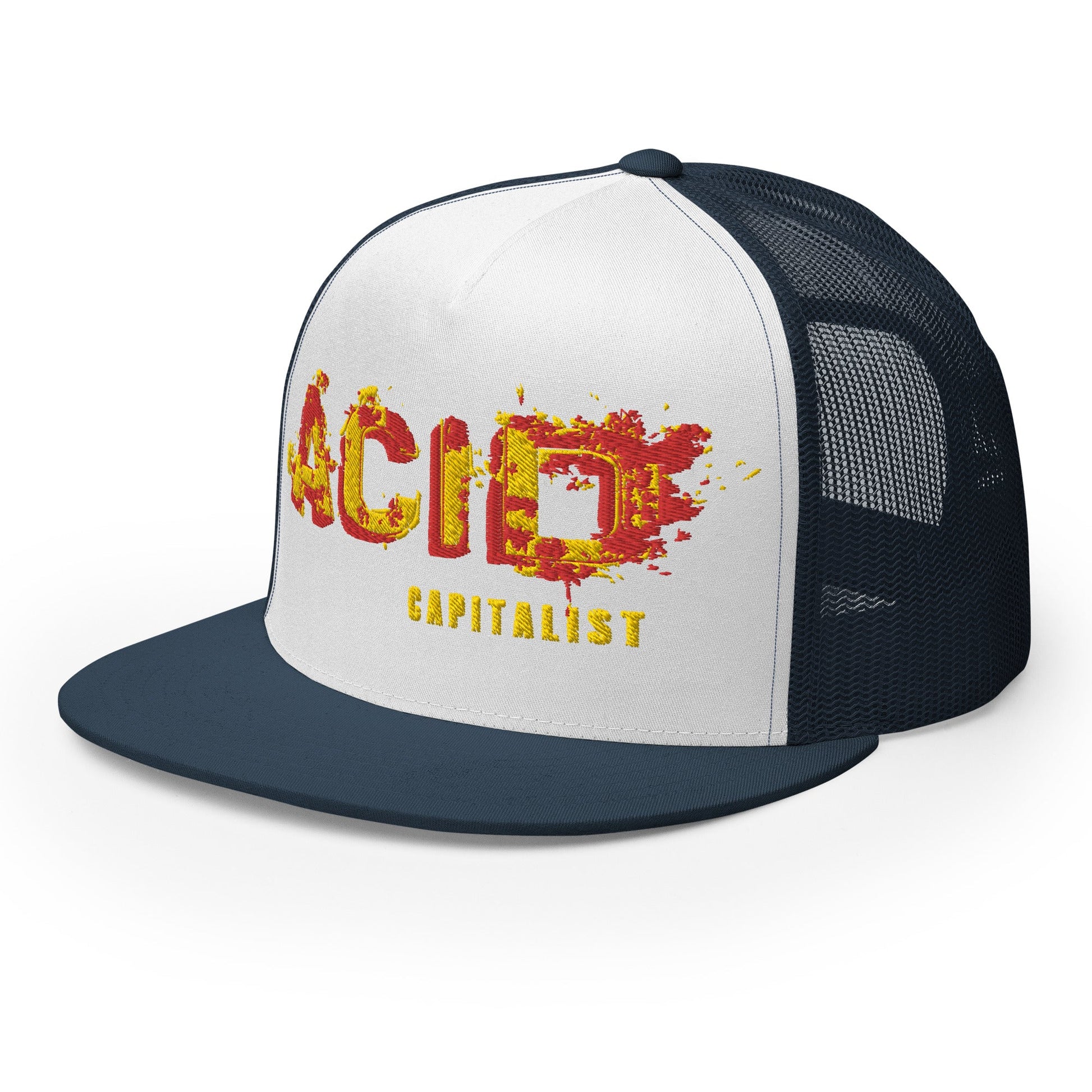 Acid Capitalist Revolution Trucker Cap - Pixel Gallery