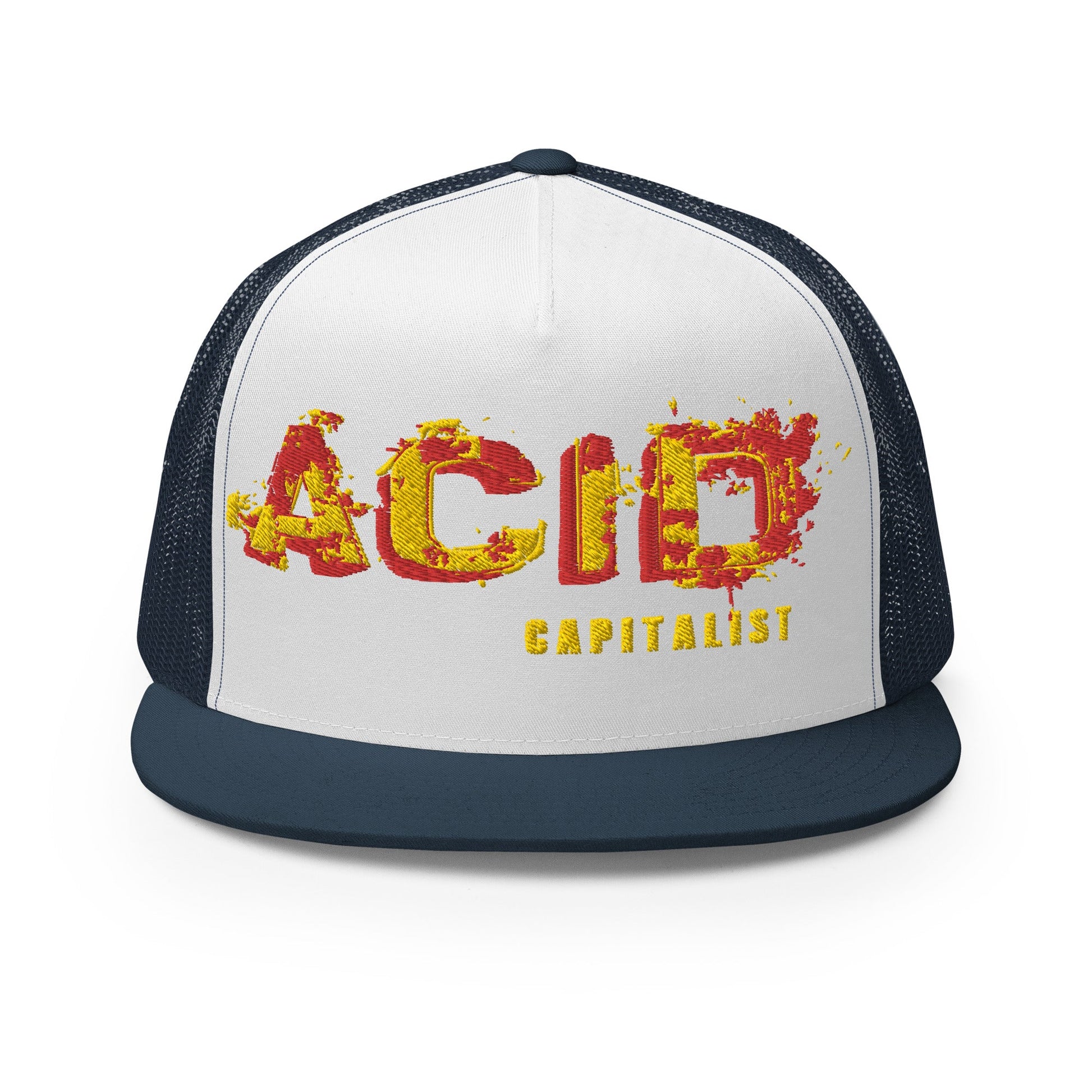 Acid Capitalist Revolution Trucker Cap - Pixel Gallery