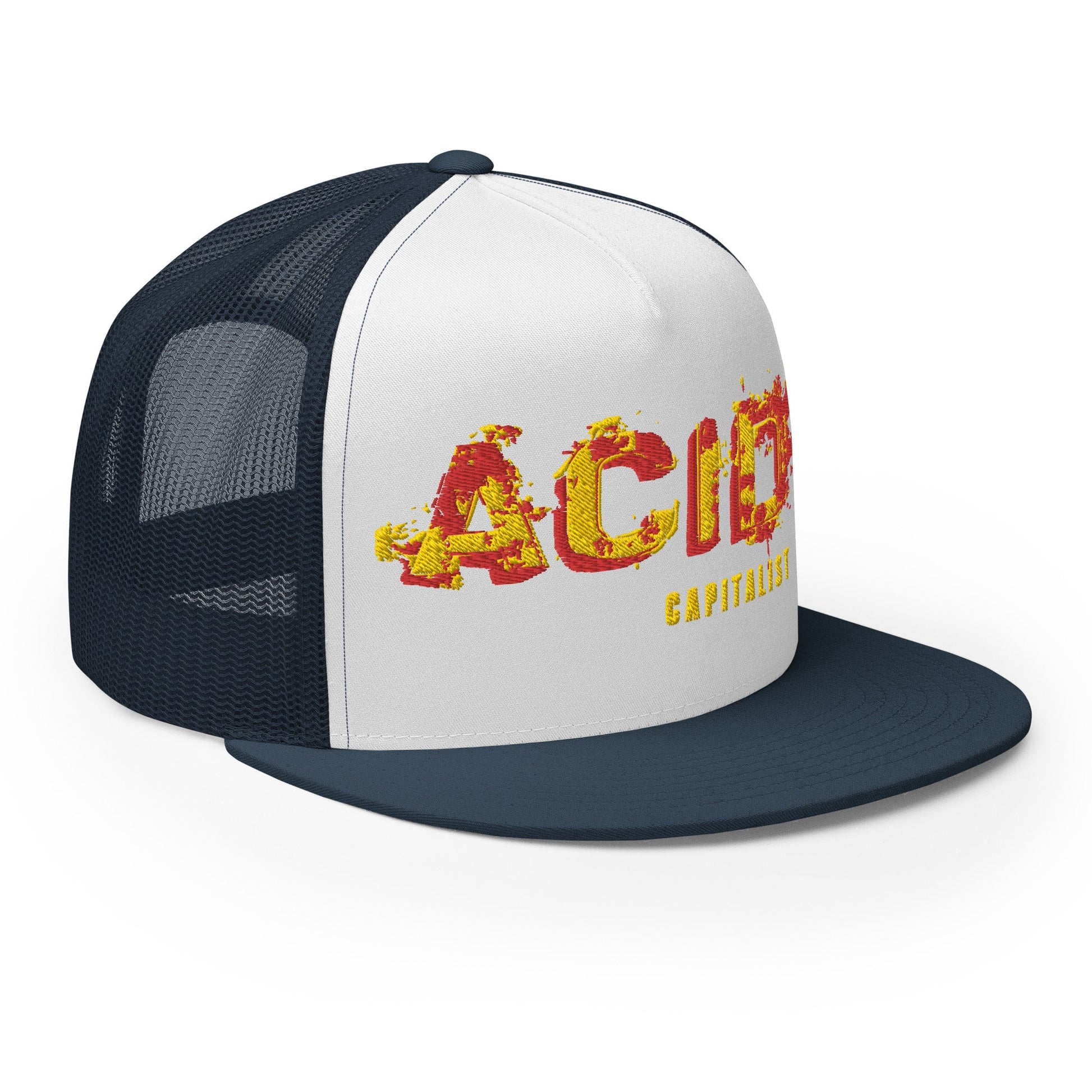 Acid Capitalist Revolution Trucker Cap - Pixel Gallery