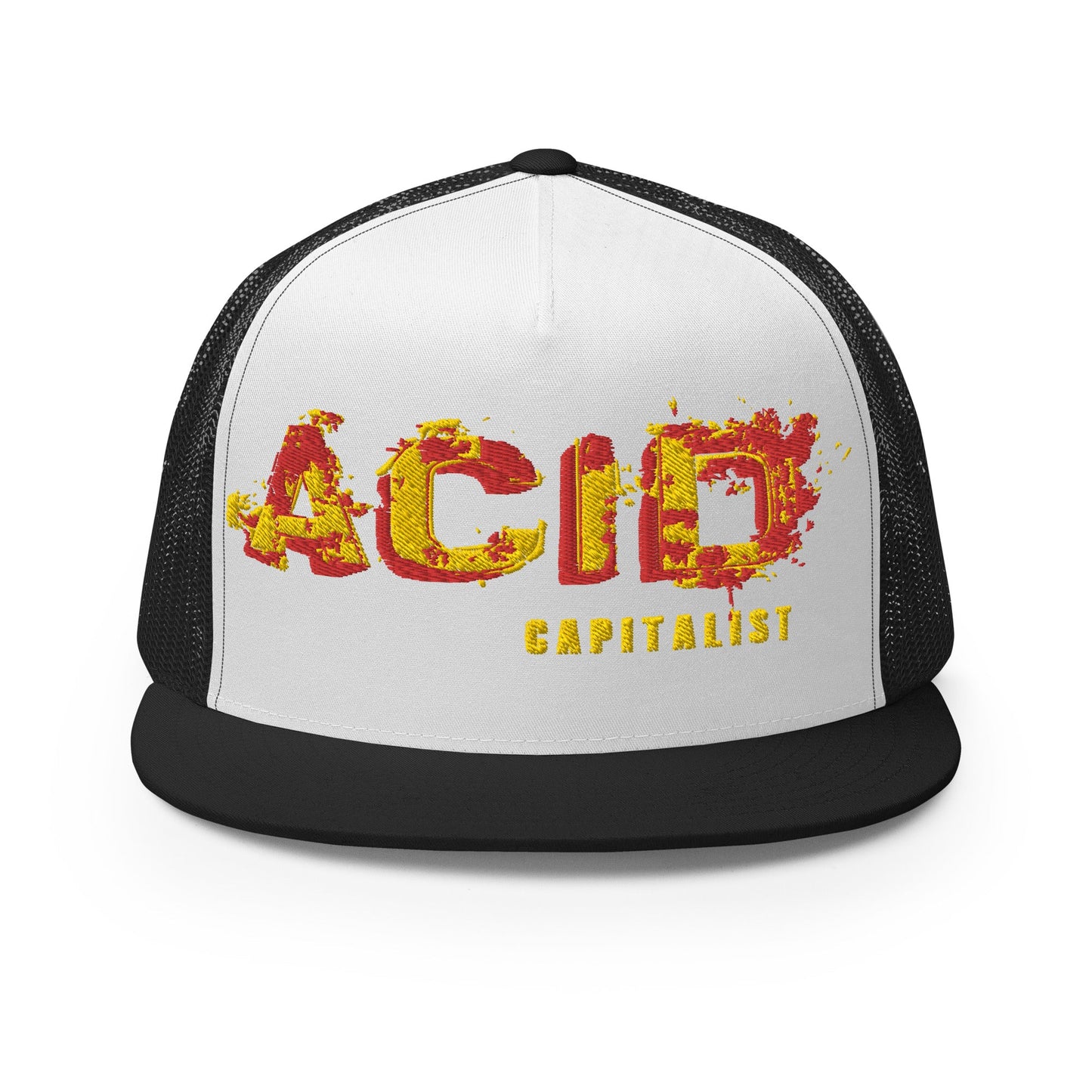 Acid Capitalist Revolution Trucker Cap - Pixel Gallery