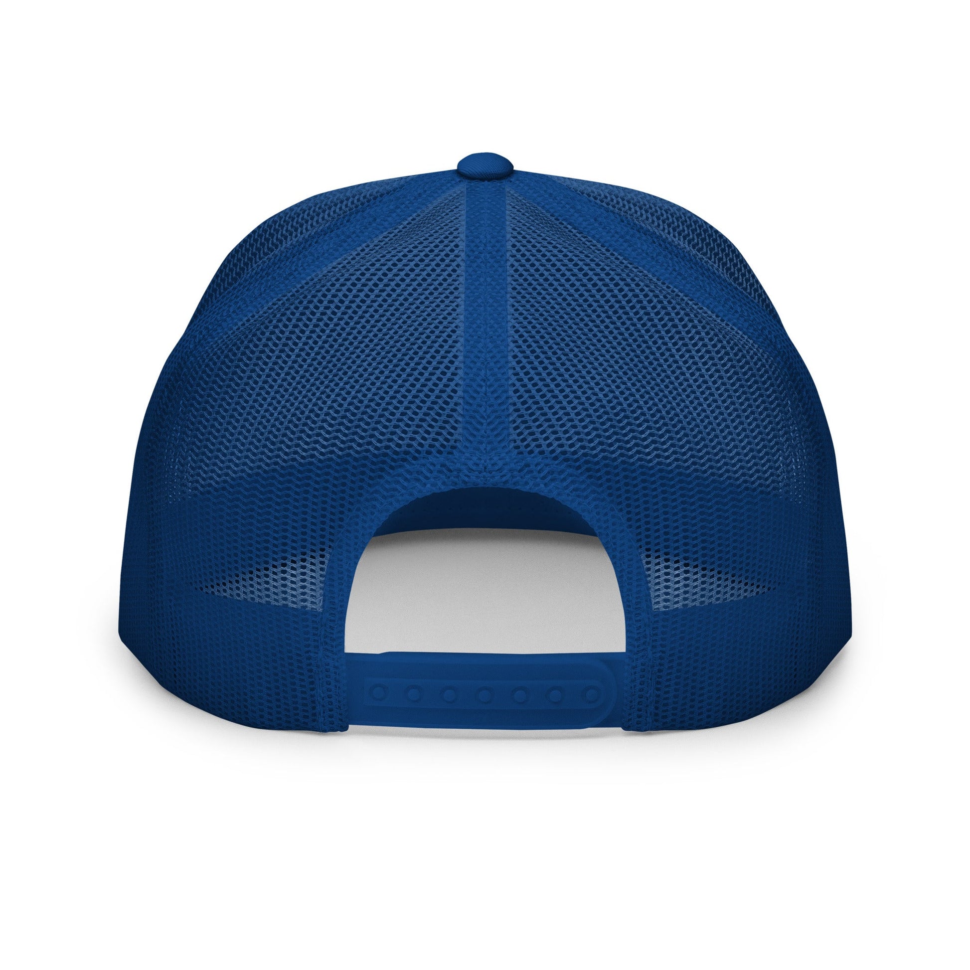 Acid Capitalist Trucker Cap - Royal Blue - Pixel Gallery