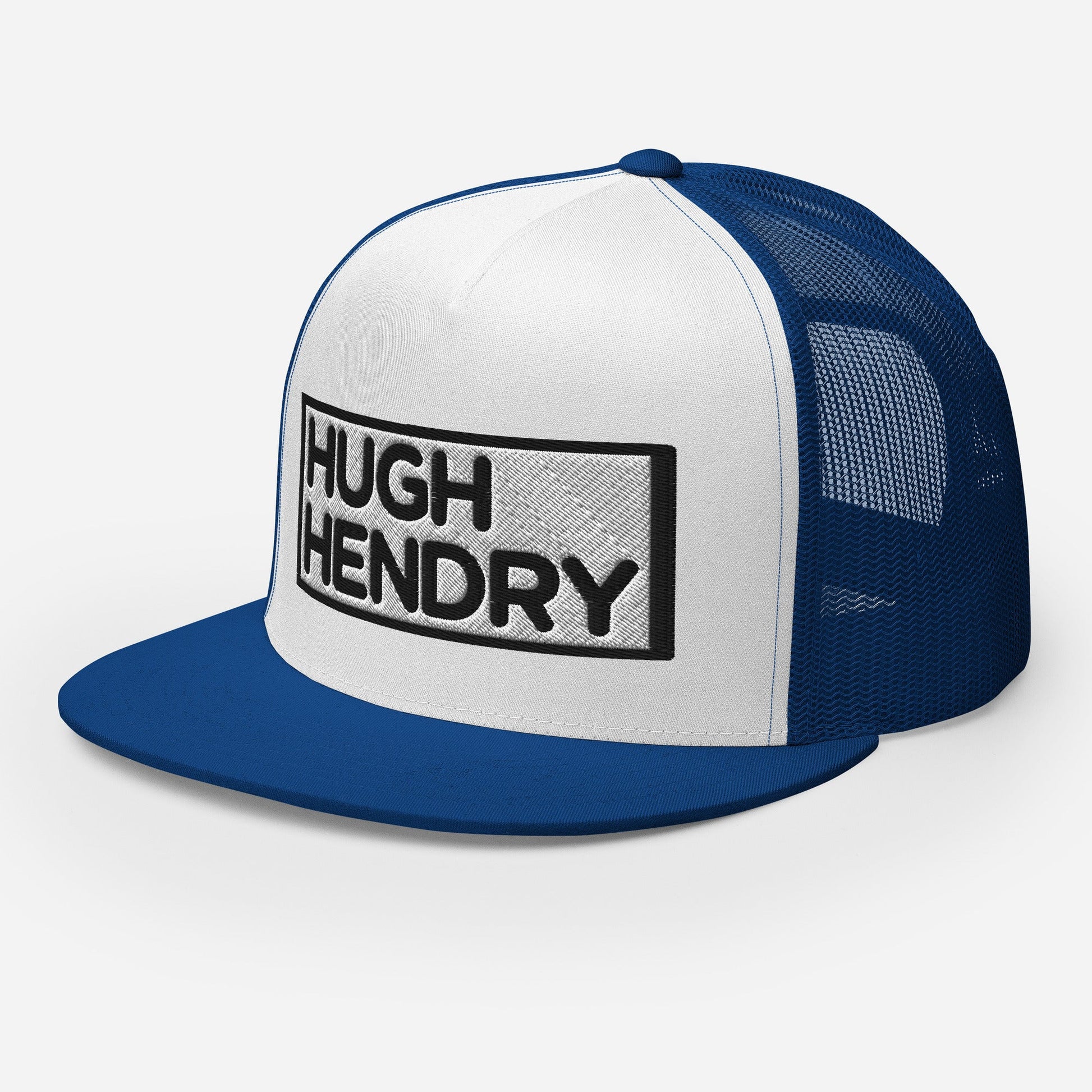 Hugh Hendry Logo-Embroidered and Mesh Trucker Cap - Pixel Gallery