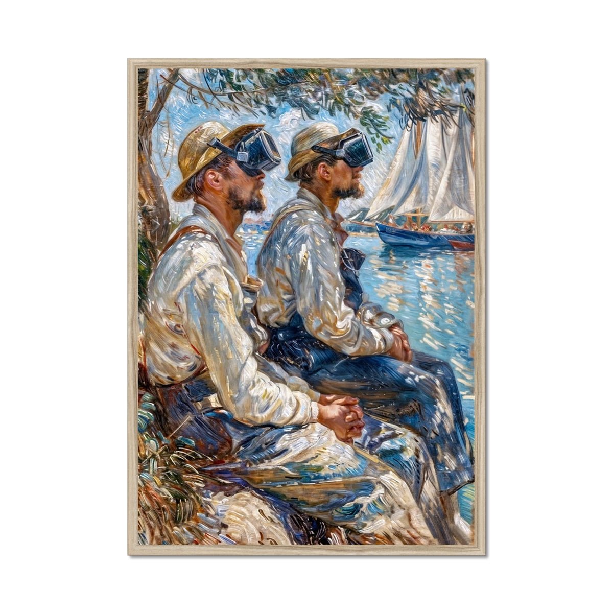 An Impression of (Virtual) Reality Framed Print - Pixel Gallery