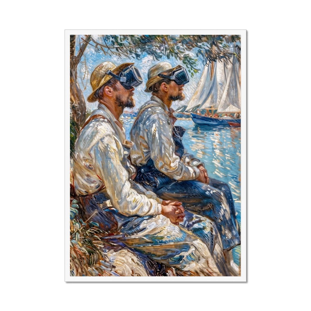 An Impression of (Virtual) Reality Framed Print - Pixel Gallery