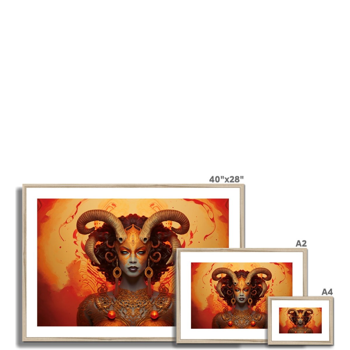 Aries Framed & Mounted Print - Pixel Gallery