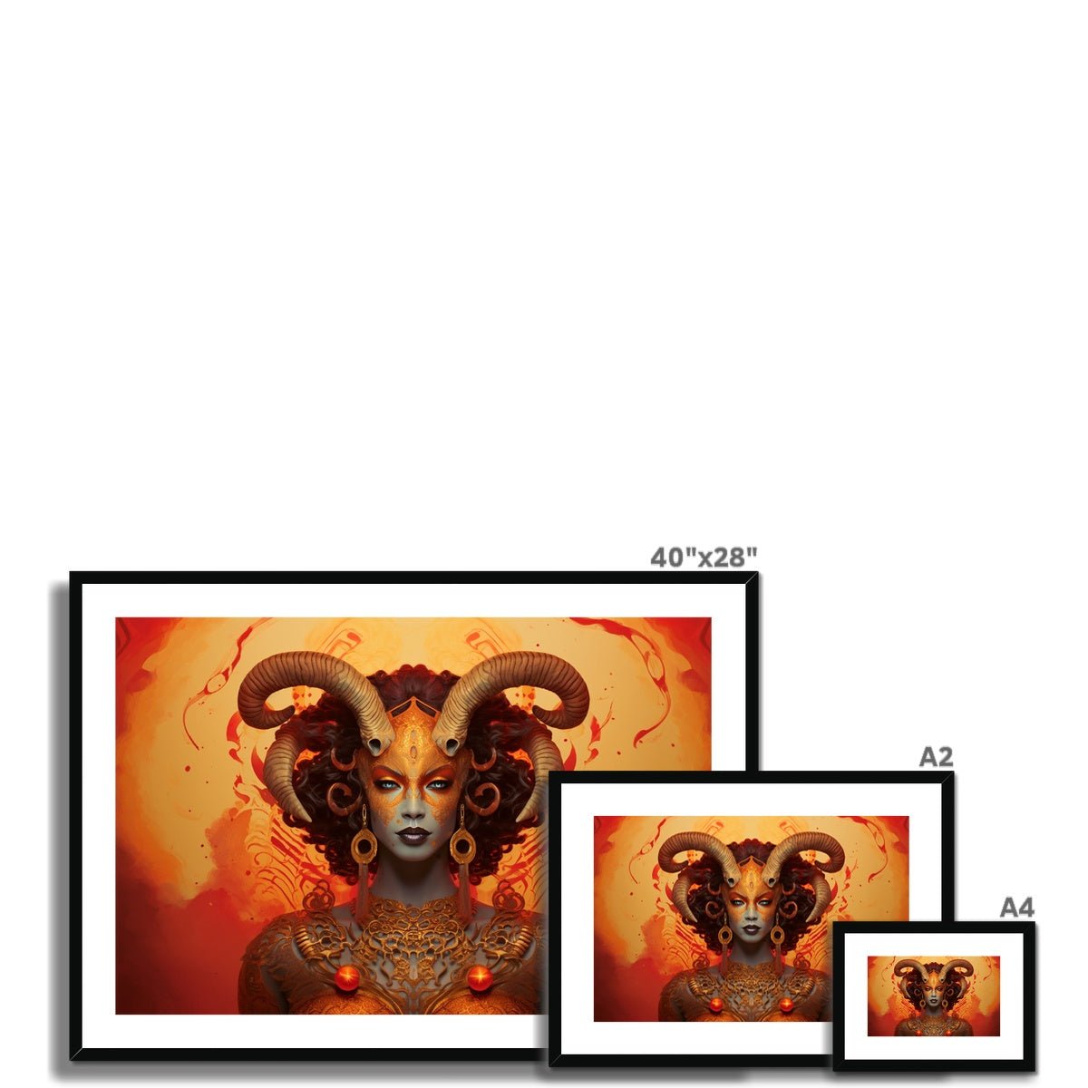 Aries Framed & Mounted Print - Pixel Gallery