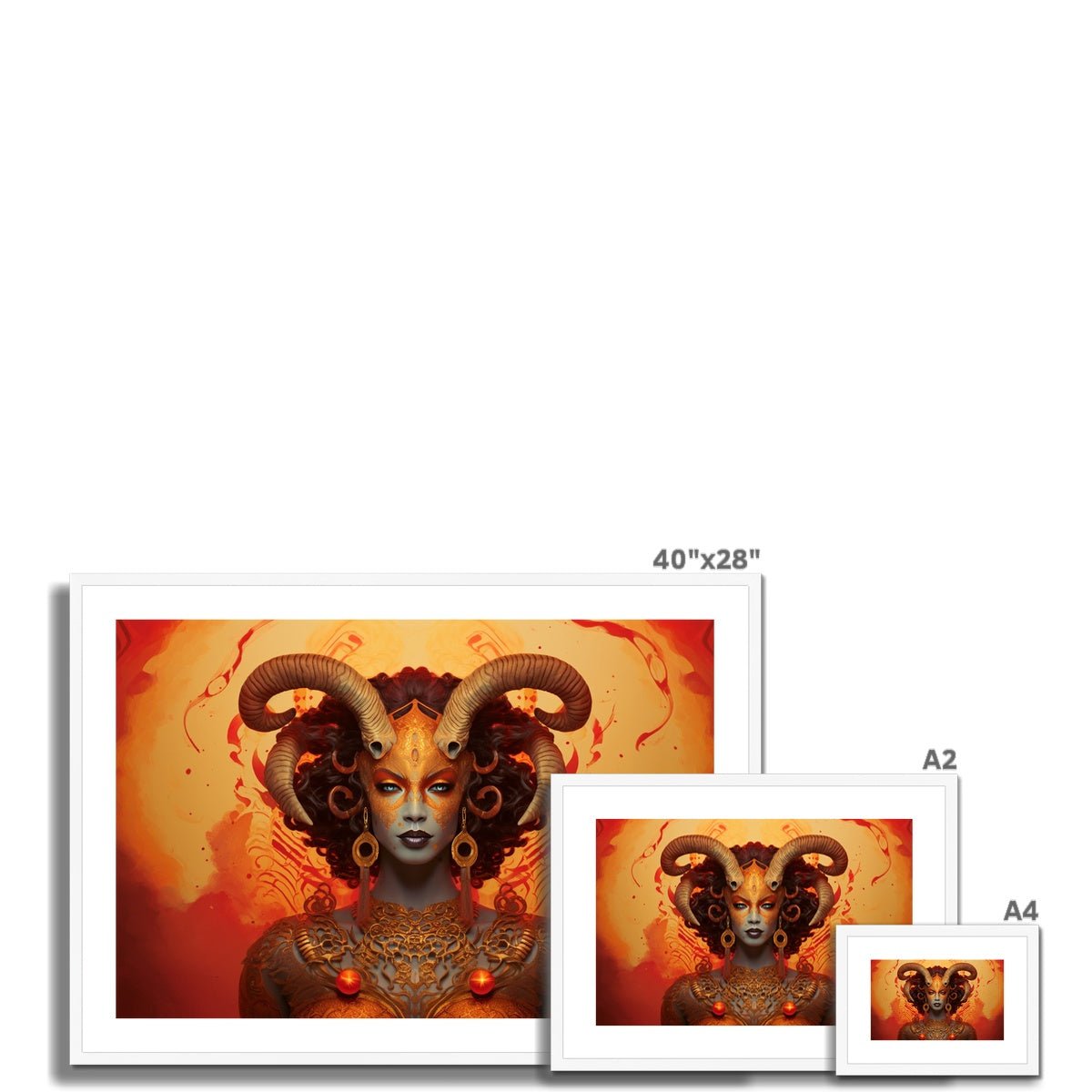 Aries Framed & Mounted Print - Pixel Gallery