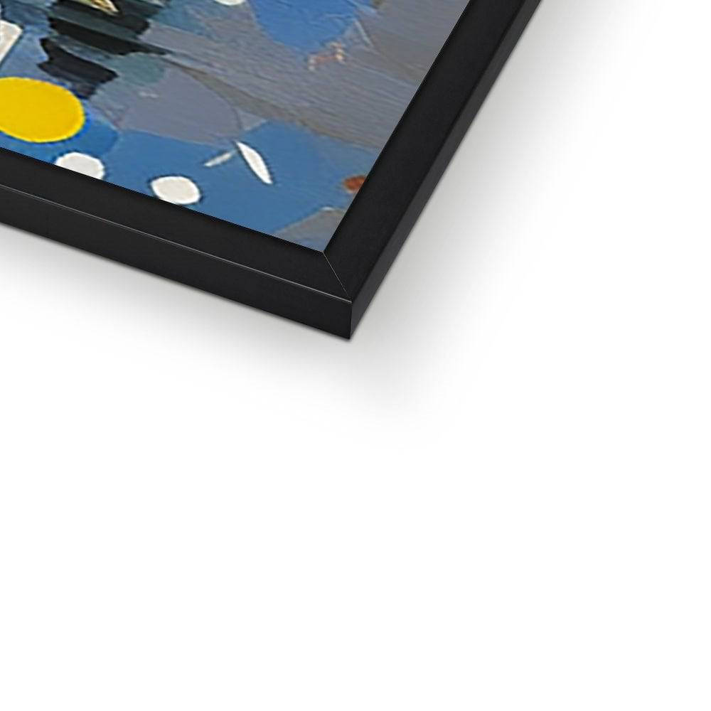 Art Gallery on the Thames: Framed Print of Abstract Elegance - Pixel Gallery