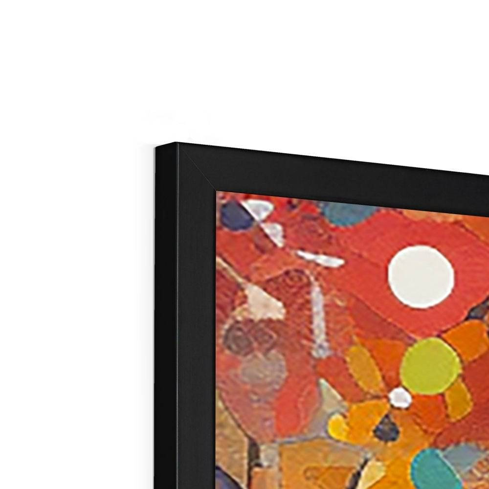 Art Gallery on the Thames: Framed Print of Abstract Elegance - Pixel Gallery