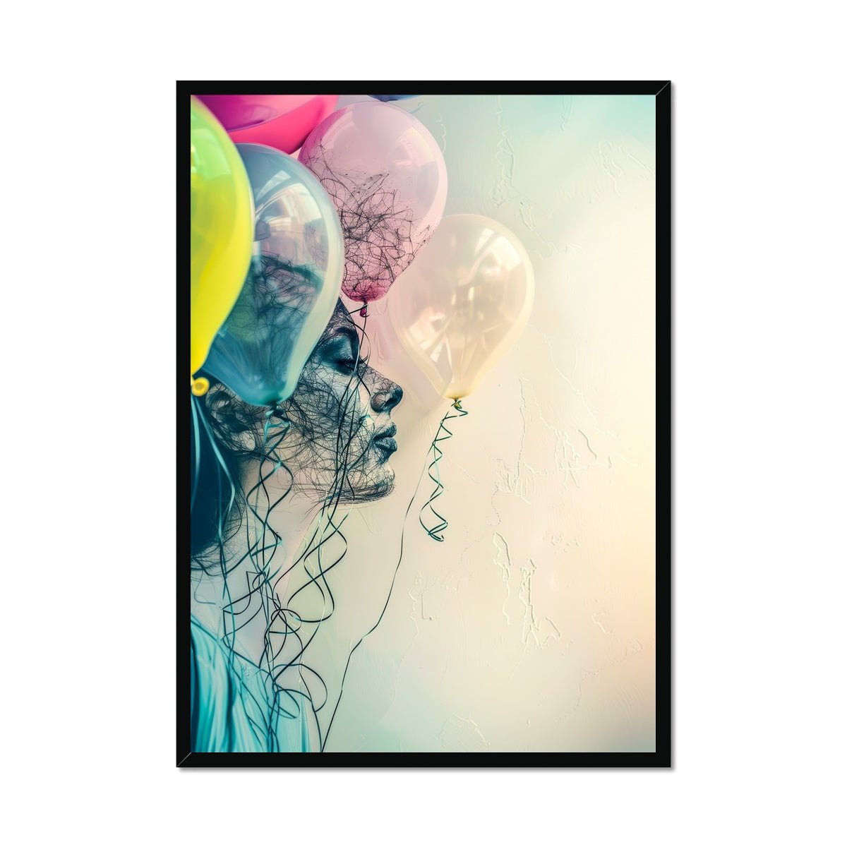 Balloon Symphony 11:11 Framed Print - Pixel Gallery