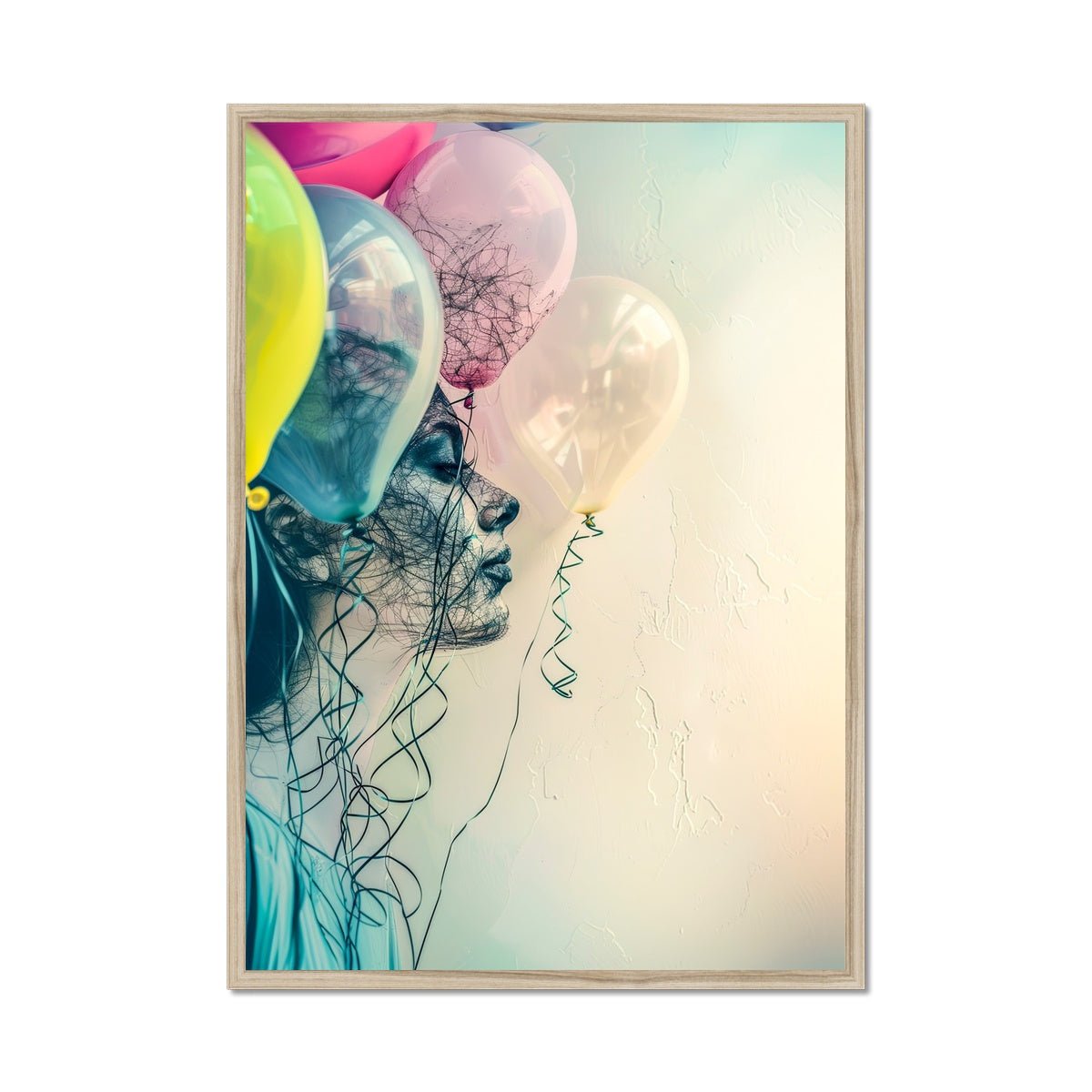 Balloon Symphony 11:11 Framed Print - Pixel Gallery