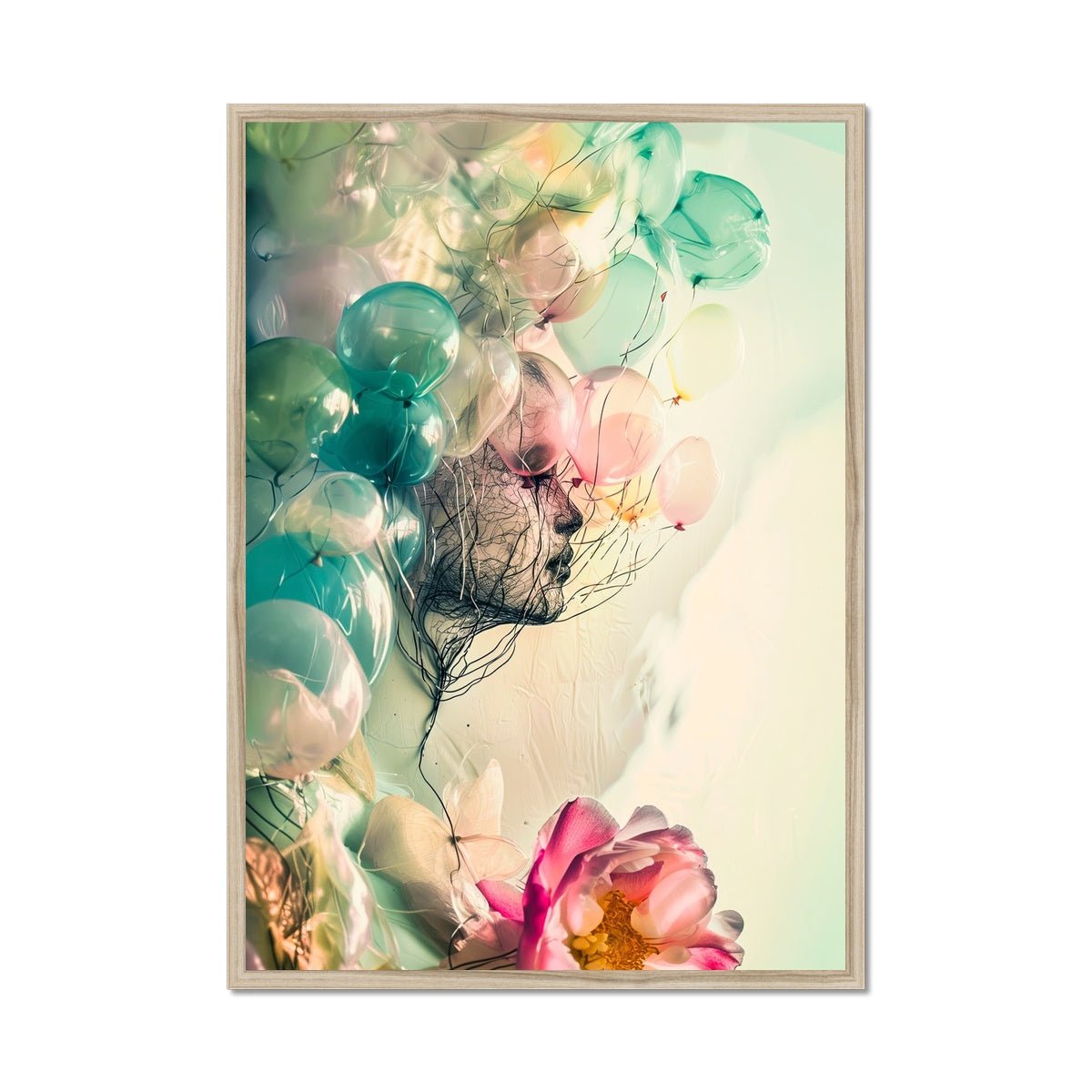 Balloon Symphony Framed Print - Pixel Gallery