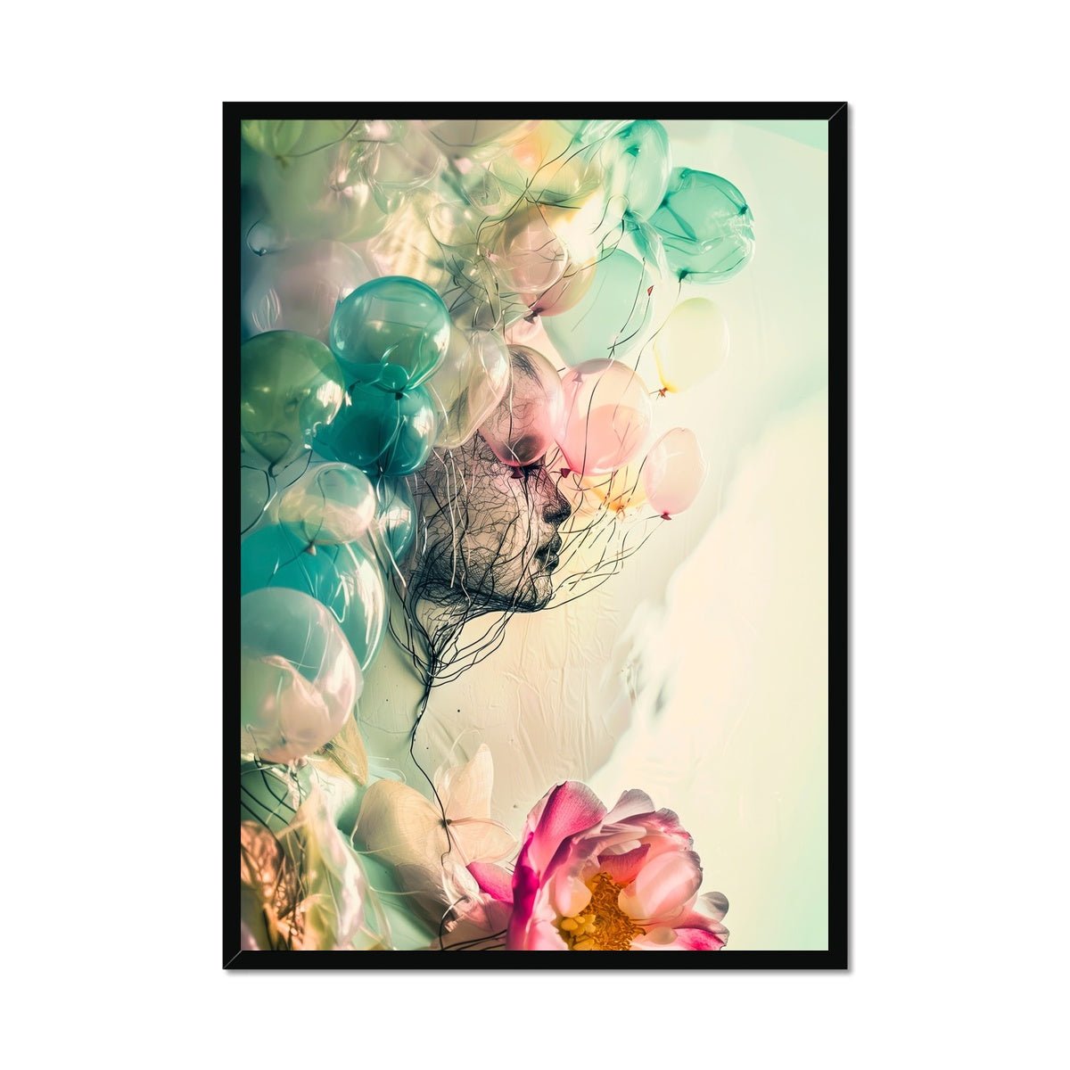 Balloon Symphony Framed Print - Pixel Gallery