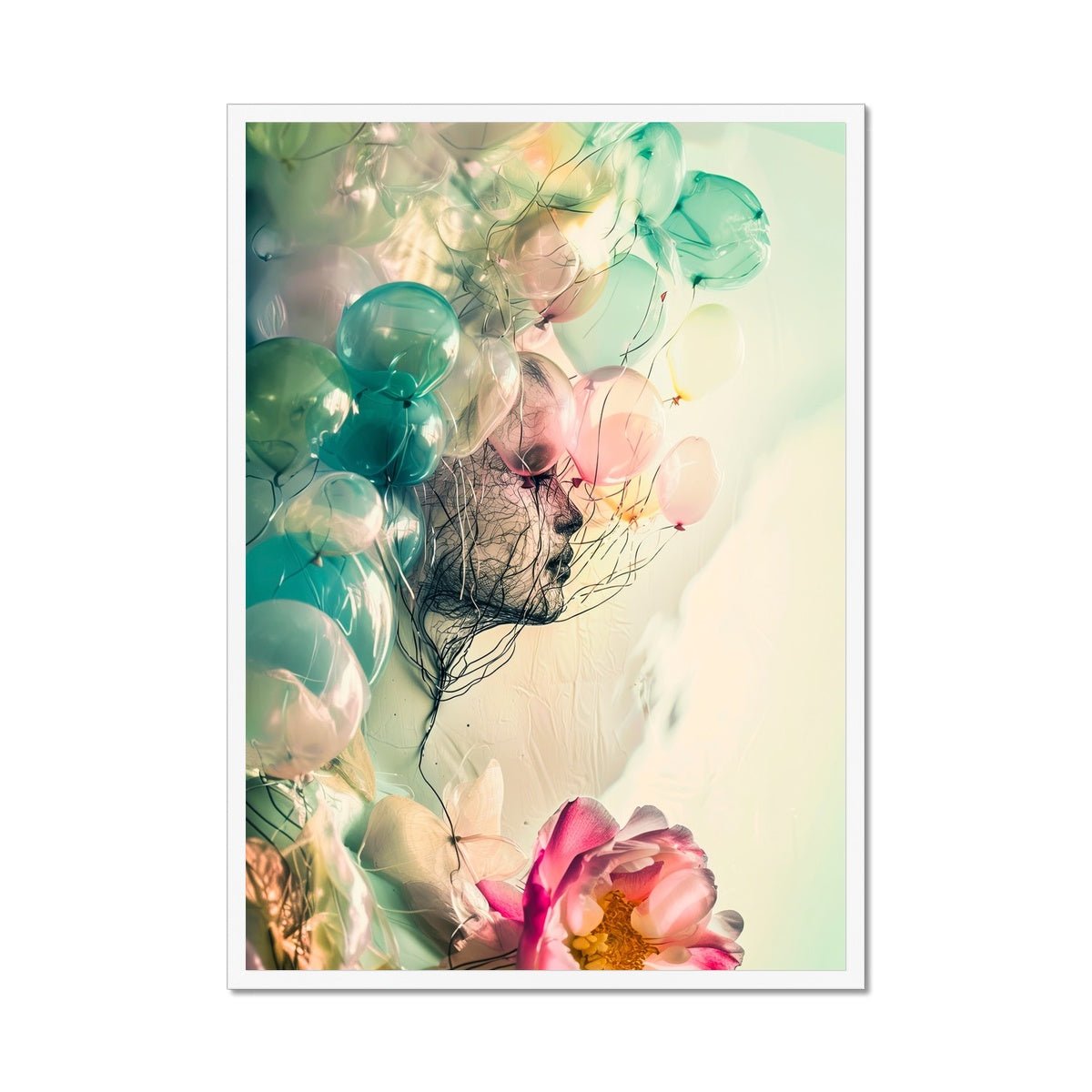 Balloon Symphony Framed Print - Pixel Gallery