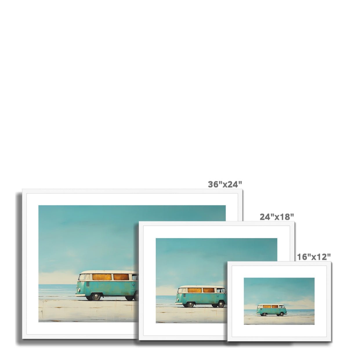 Beach Days Framed & Mounted Print - Pixel Gallery